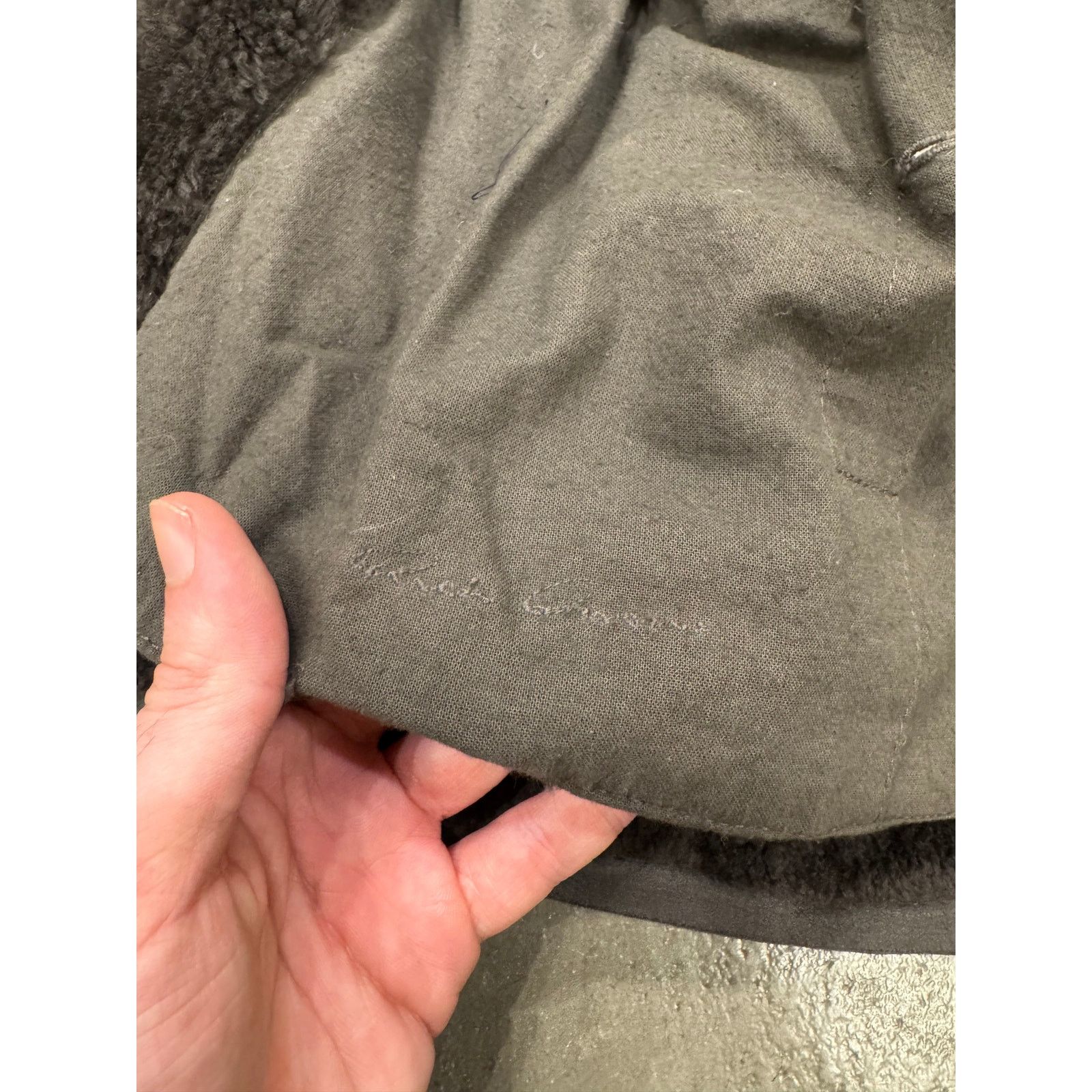 Rick Owens 2010s Rick Owens leather shearling jacket Size US S / EU 44-46 / 1 - 12 Thumbnail