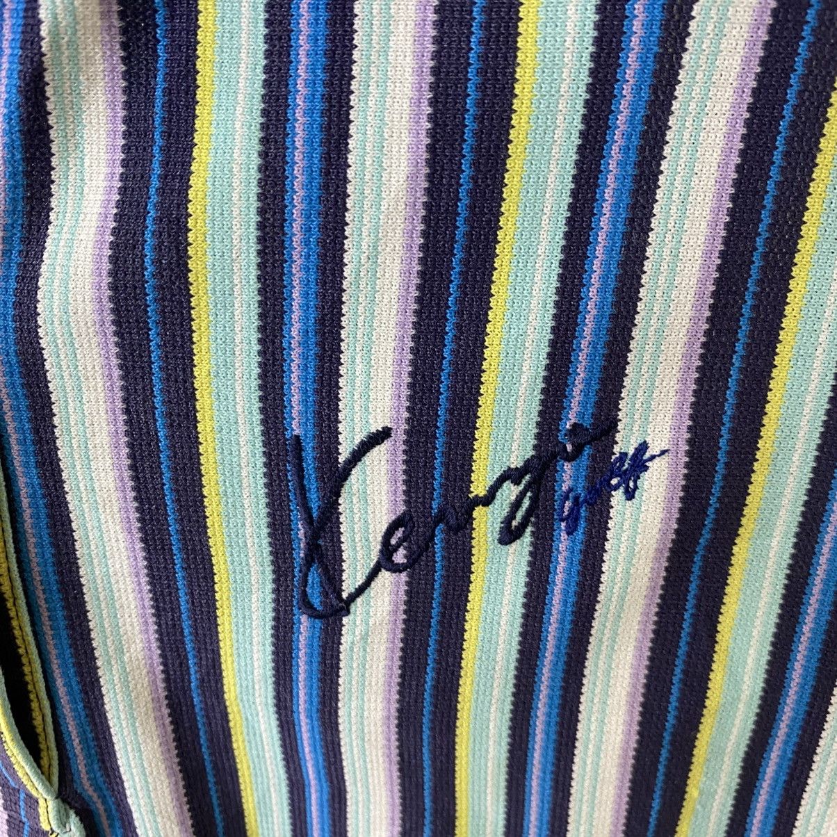 Kenzo Kenzo Golf Multicolor Stripes LS Polo T Shirt Size US S / EU 44-46 / 1 - 3 Thumbnail
