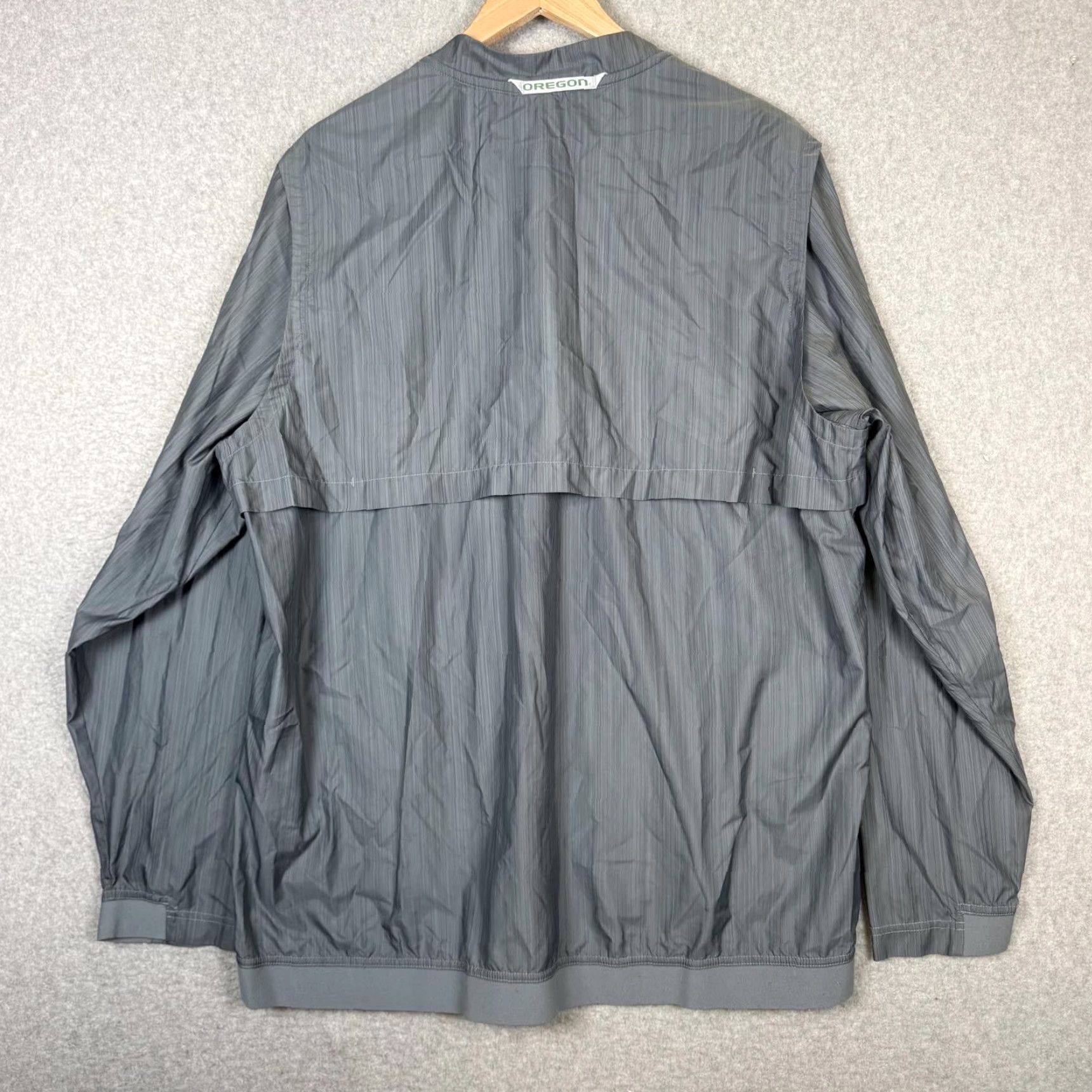 Nike Nike Jacket Windbreaker Nike Oregon Duck 1/4 Zip Pullover XL Men Gray Size US XL / EU 56 / 4 - 7 Thumbnail