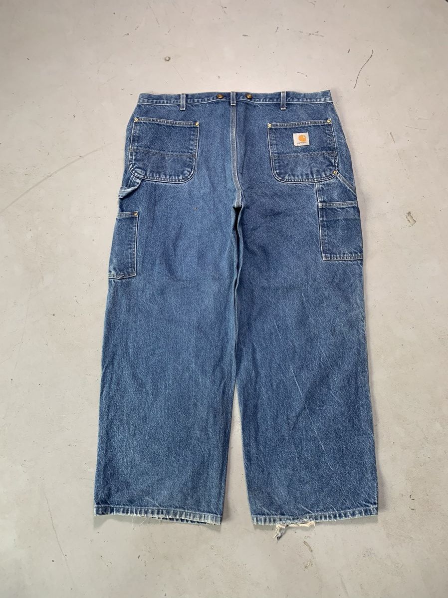 Carhartt Vintage Carhartt B136 dst double knee denim Size US 40 / EU 56 - 2 Thumbnail