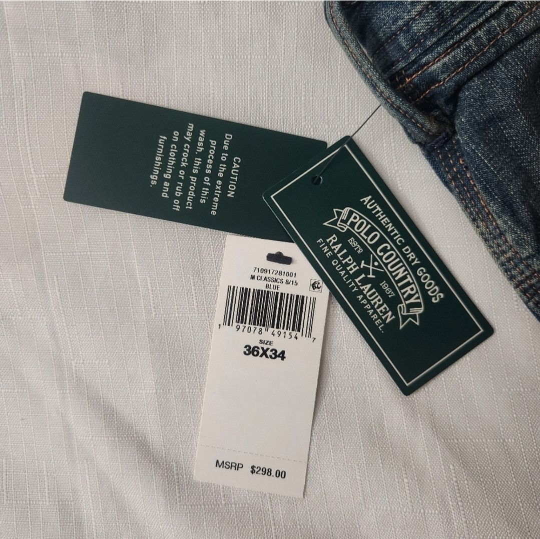 Polo Ralph Lauren Polo Country Ralph Lauren $298 Relaxed Fit Carpenter Jean 36 Size US 36 / EU 52 - 10 Thumbnail