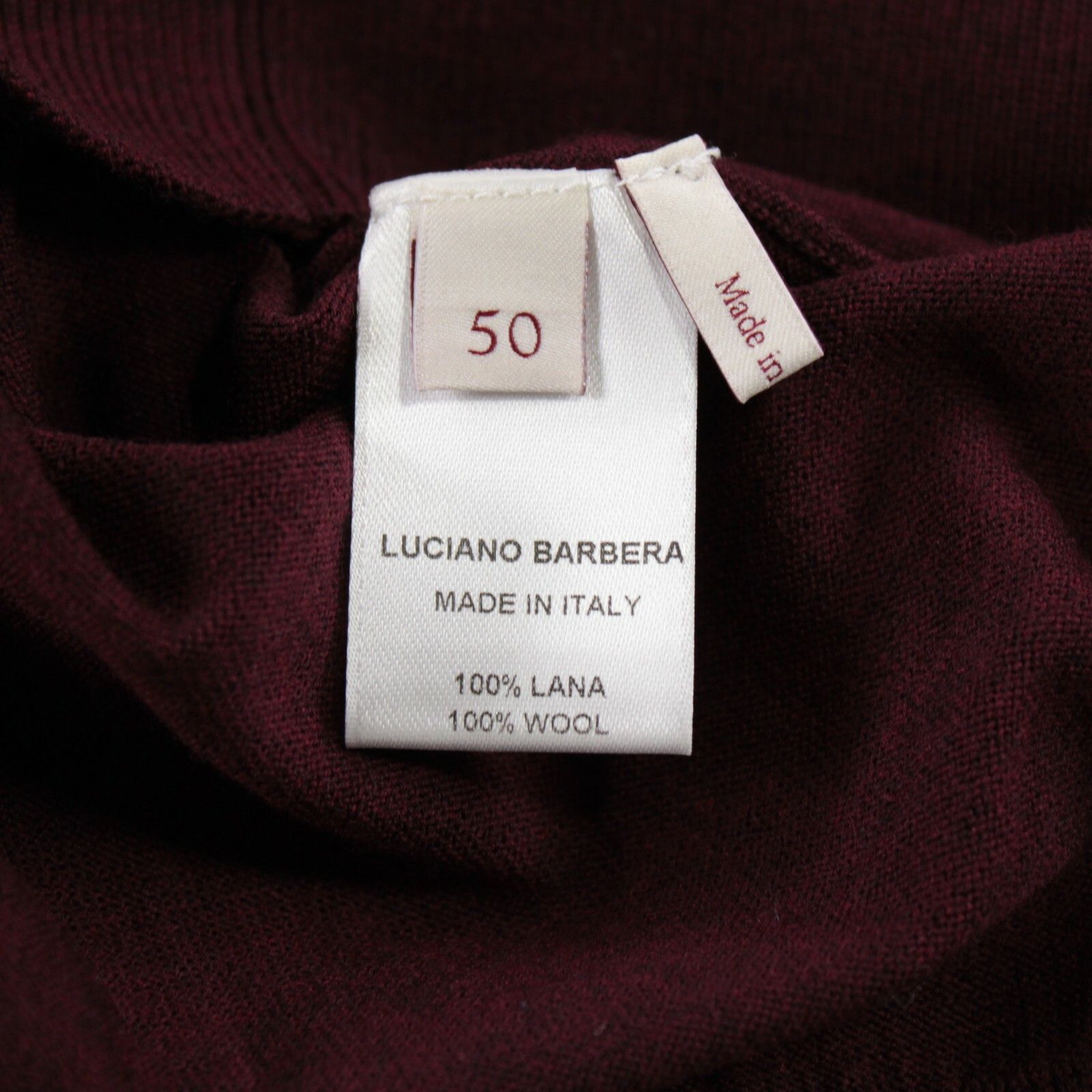 Luciano Barbera Luciano Barbera Sweater Size US M in Red Size US M / EU 48-50 / 2 - 8 Thumbnail