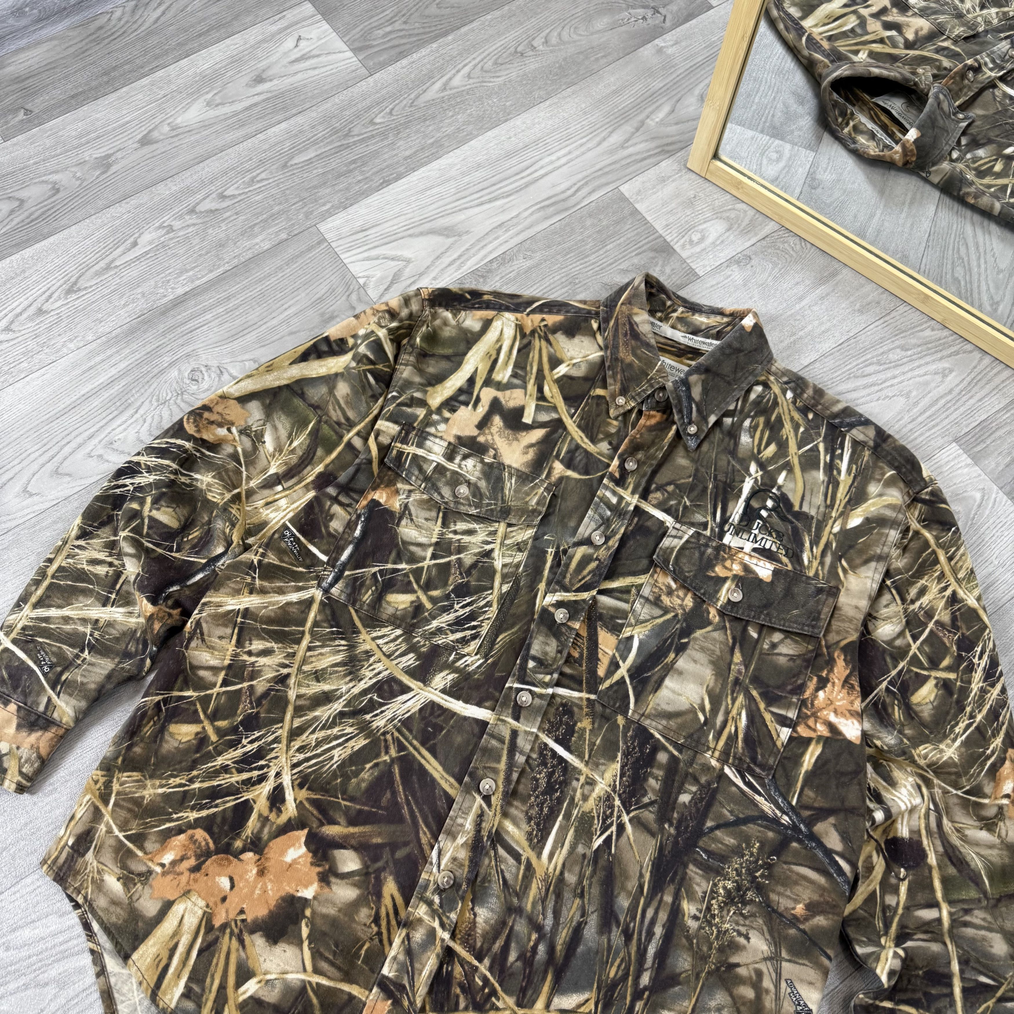 Vintage Vintage Ducks Unlimited Real Tree Button Up Overshirt Jacket Size US M / EU 48-50 / 2 - 4 Thumbnail