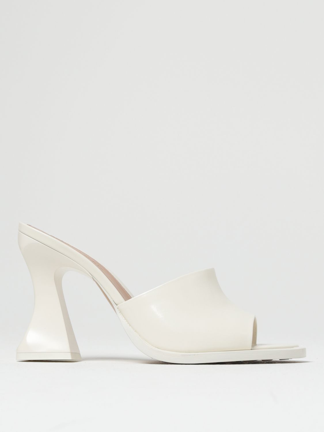 image of Bottega Veneta Heel Shoesed Sandals Woman White, Women's (Size 10)