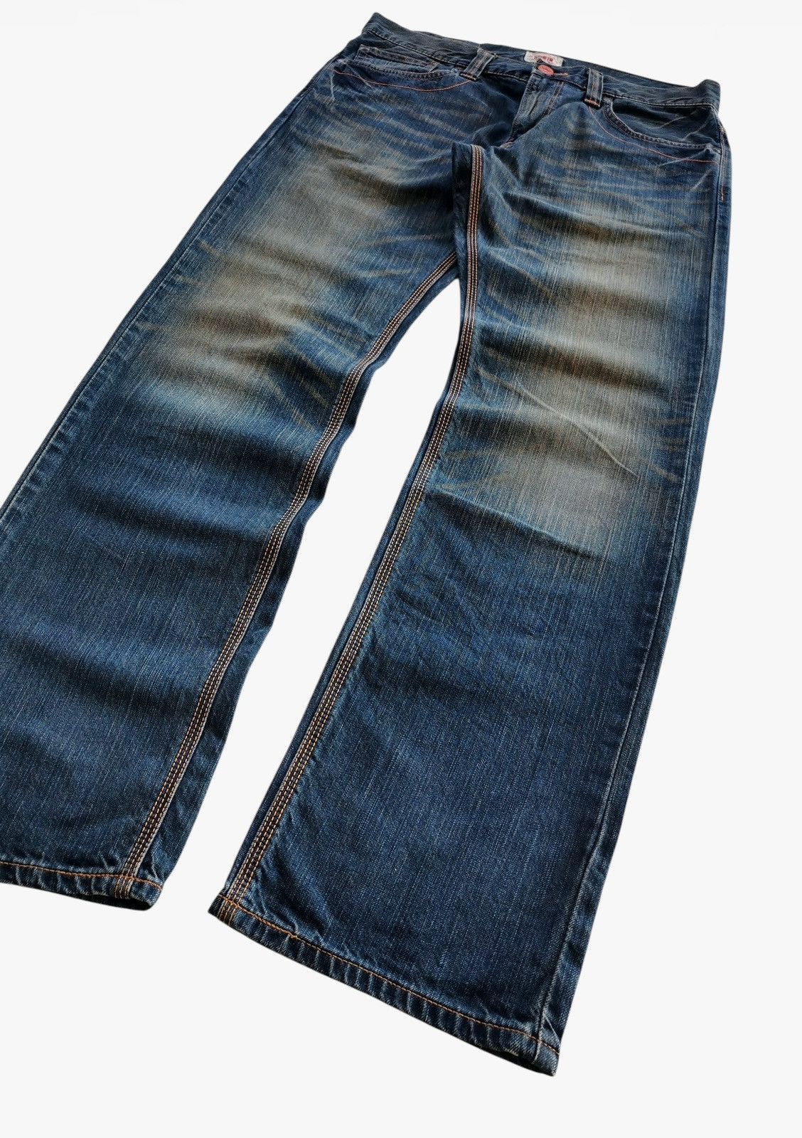 Edwin Vintage Edwin 403 XVS Earthy Mud Wash Loose Denim Jean Size US 36 / EU 52 - 6 Thumbnail