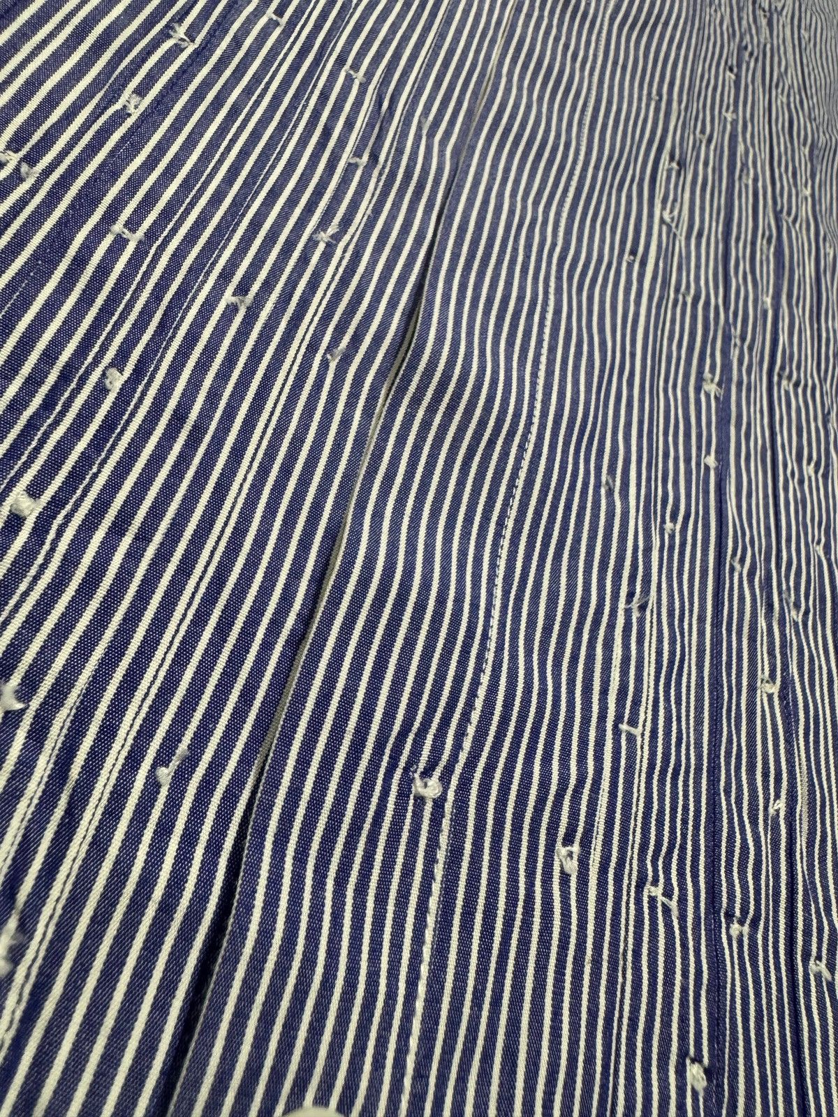 Dries Van Noten Stripes Textured Shirt Size US S / EU 44-46 / 1 - 6 Thumbnail