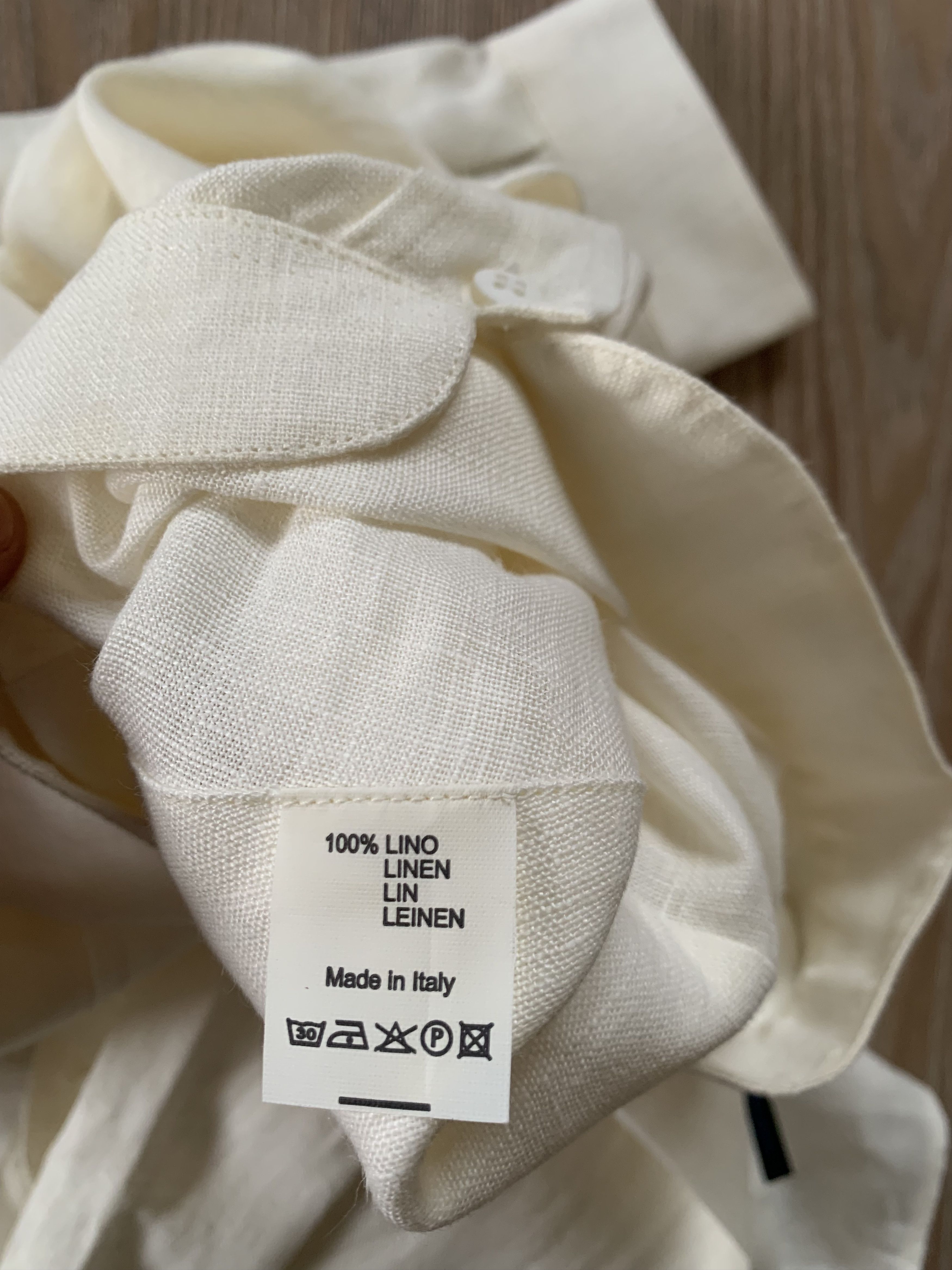 Other Officine Panerai Italy Long Sleeve Linen Shirt Size US L / EU 52-54 / 3 - 9 Thumbnail