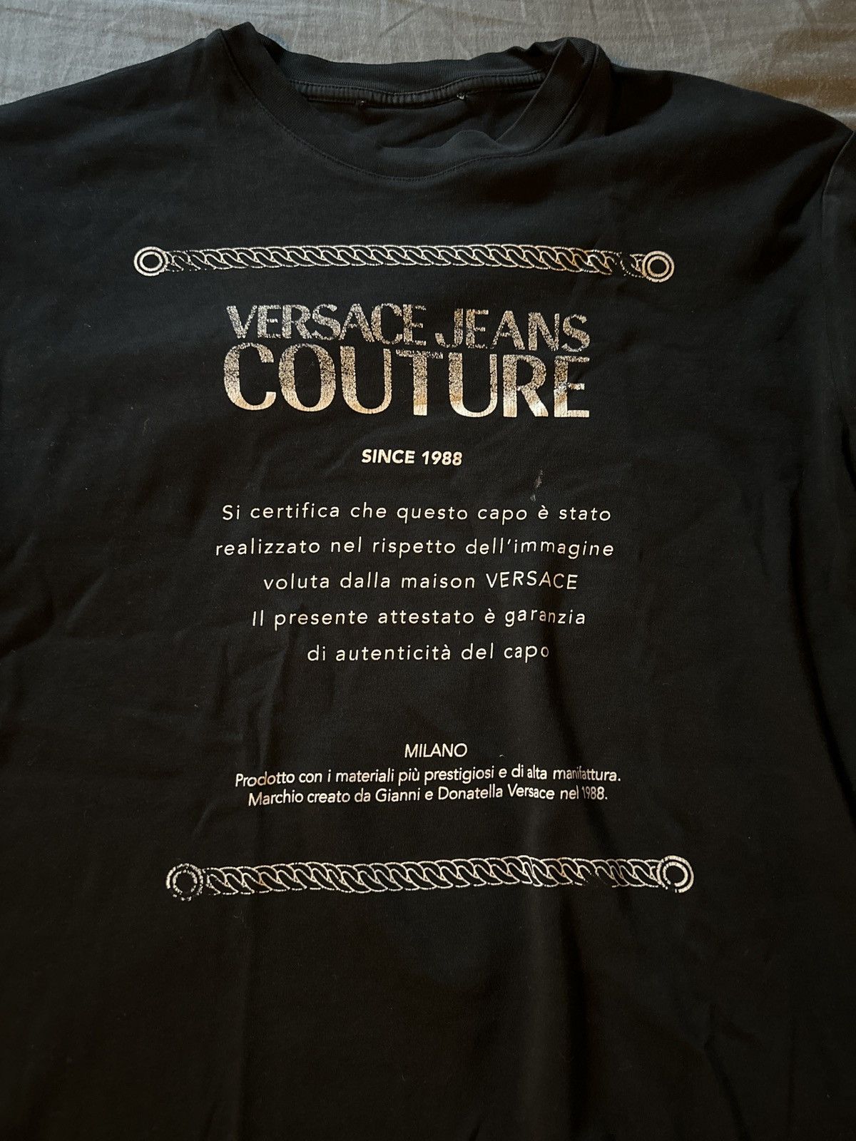 Versace × Vintage 📍 VERSACE JEANS TEE 📍 Size US M / EU 48-50 / 2 - 2 Thumbnail