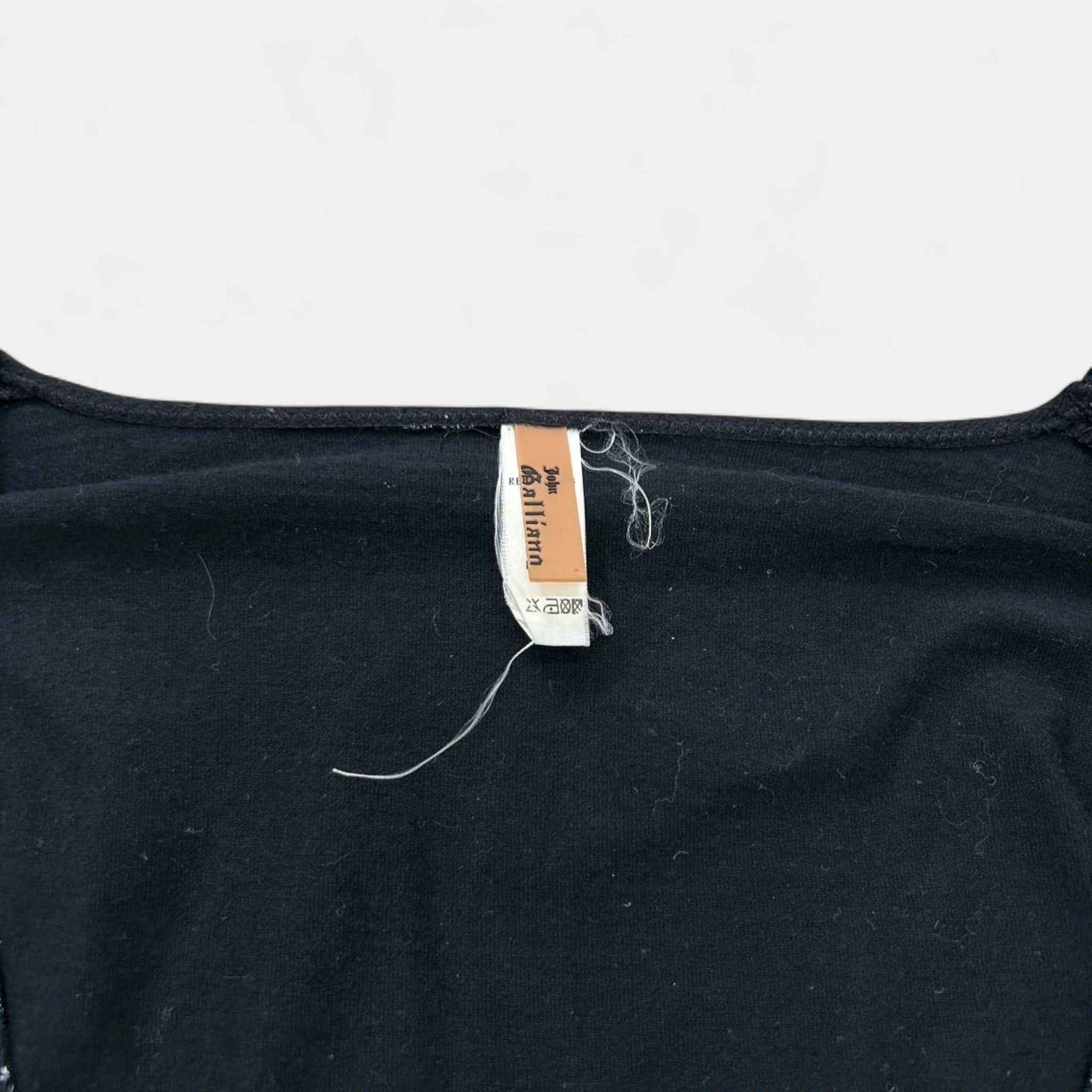 John Galliano Galliano "Gazette" Newspaper Print V-neck Longsleeve Size M / US 6-8 / IT 42-44 - 4 Thumbnail