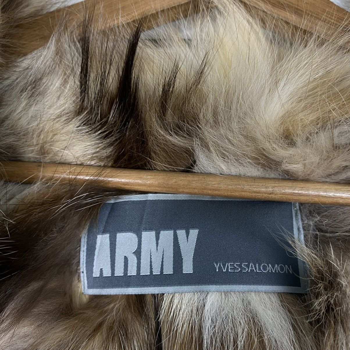 Yves Salomon 🔥PARKA JACKET DESIGN FUR BLANKET ARMY YVES SALOMON Size XS / US 0-2 / IT 36-38 - 21 Thumbnail