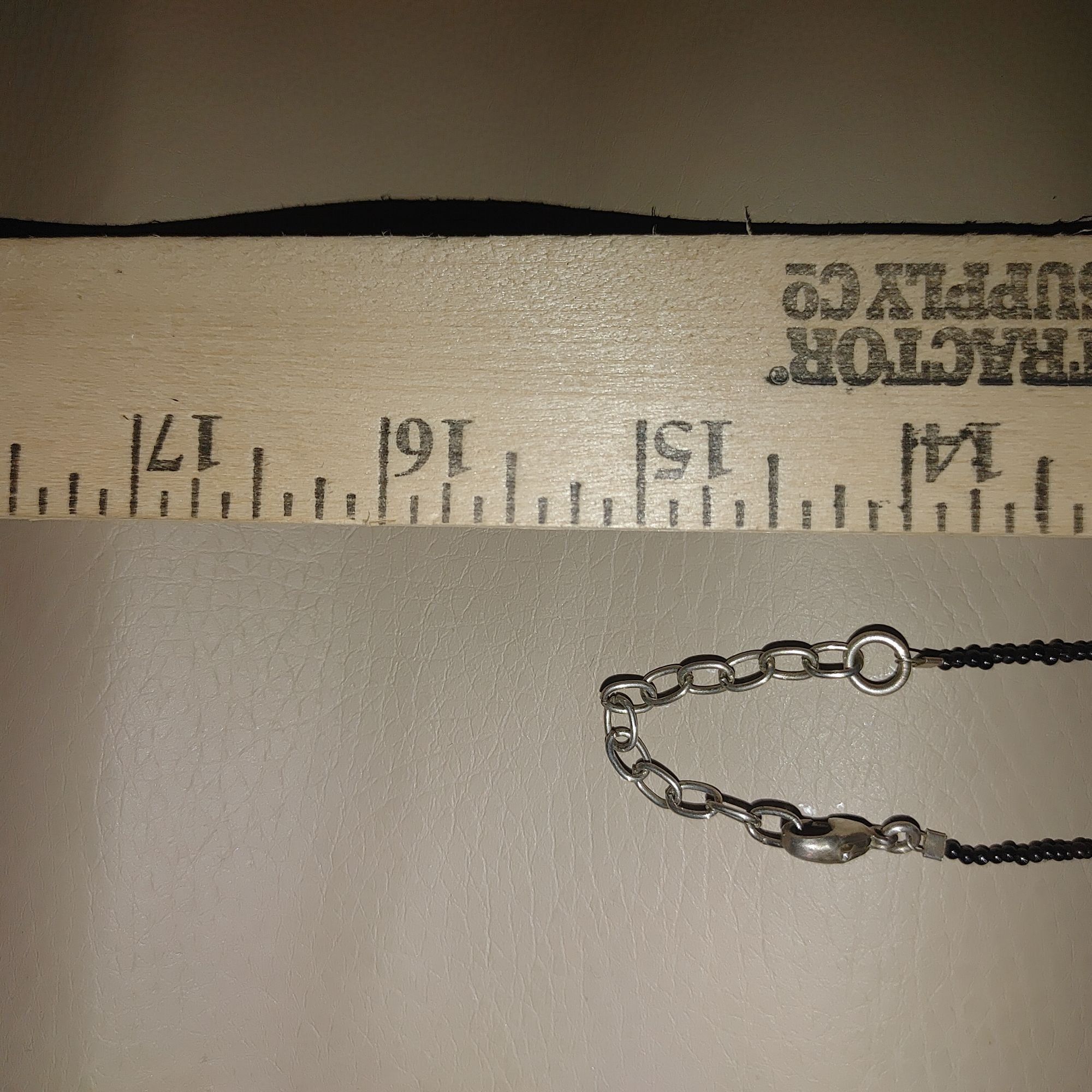 Other 925 Tassels Black Faceted Beaded Necklace Mourning Vintage V Size ONE SIZE - 7 Thumbnail
