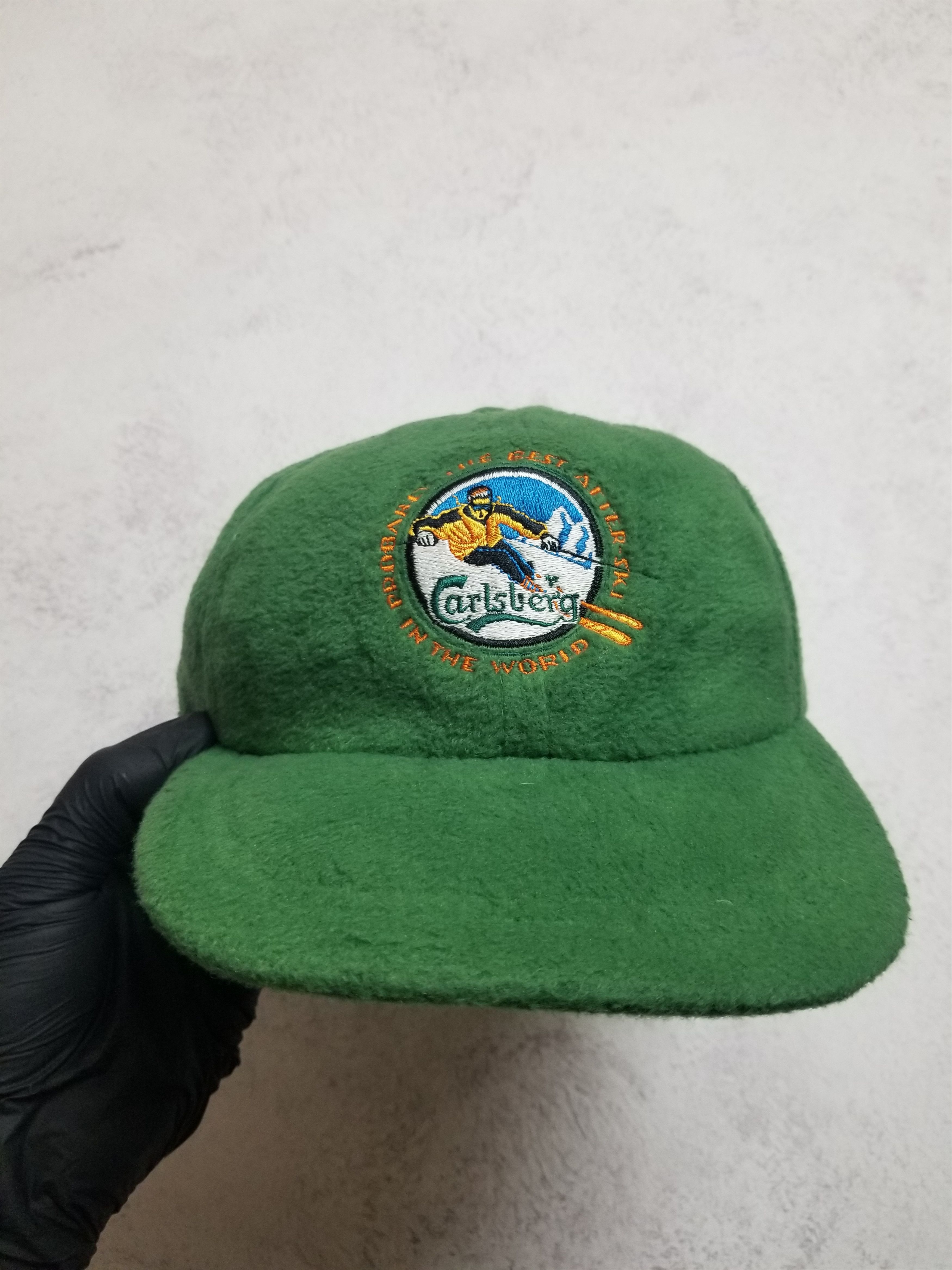 Other Vintage Carlsberg Fleece Cap Size ONE SIZE - 2 Thumbnail