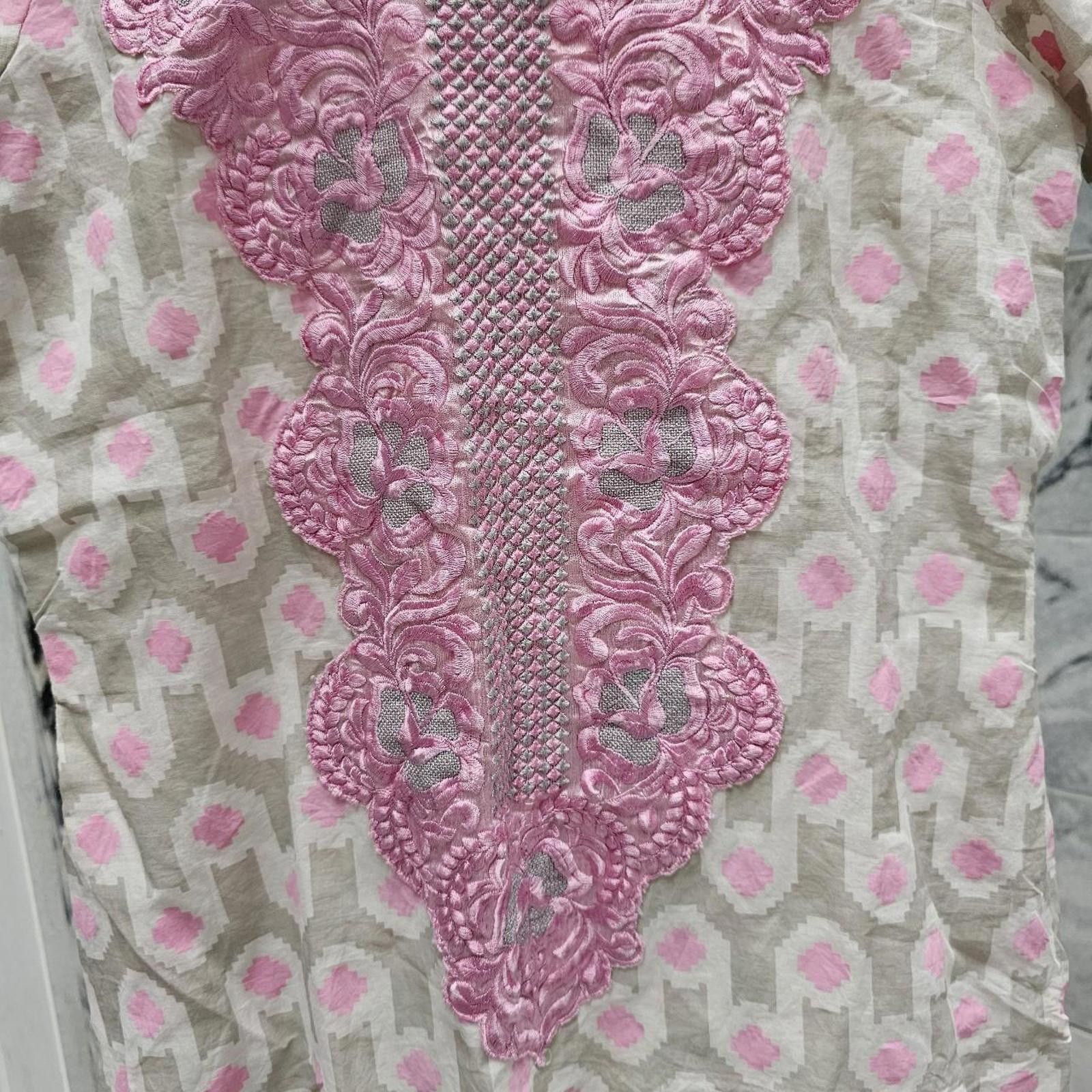 Other Women's Embroidered Pink Accented Dress Size S / US 4 / IT 40 - 2 Thumbnail