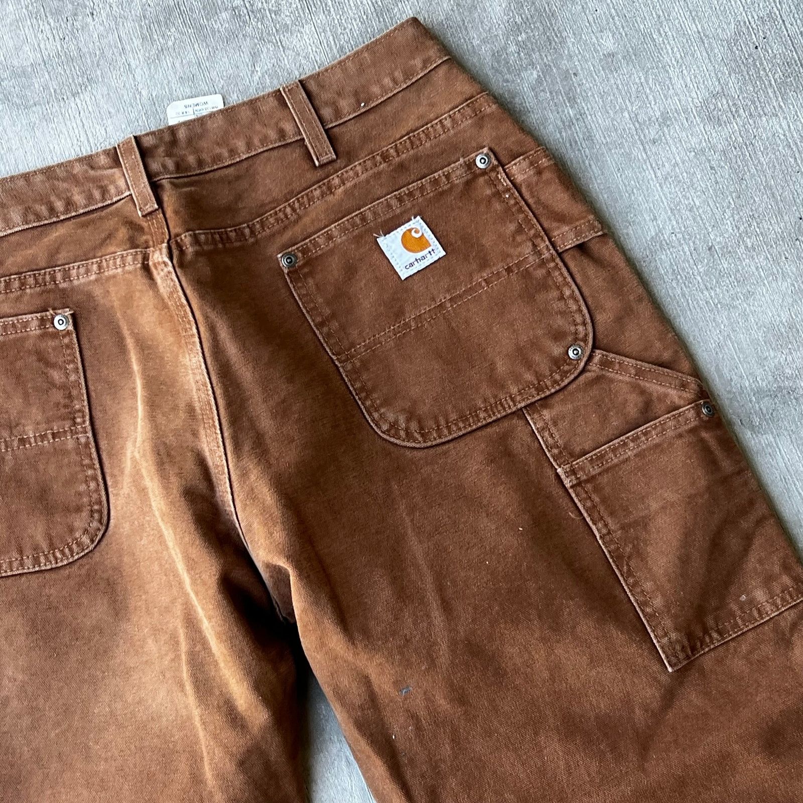 Carhartt × Vintage Carhartt WOMENS brown double knee work wear carpenter pants Size US 32 / EU 48 - 8 Thumbnail