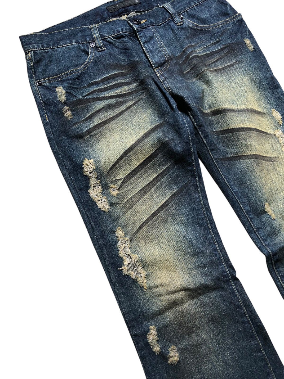 GOSTAR DE FUGA Fuga distressed rusty flare jeans Size US 33 - 6 Thumbnail