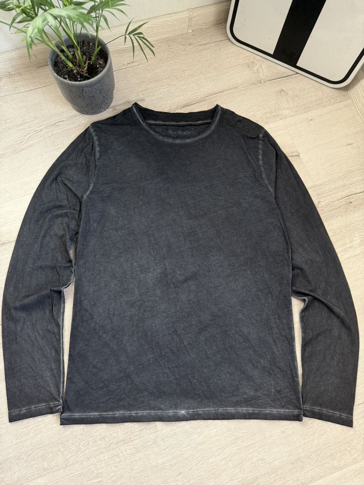 20471120 × Japanese Brand Rare Drakewood Washed Longsleeve A Cold Wall Style Y2k Size US L / EU 52-54 / 3 - 3 Thumbnail