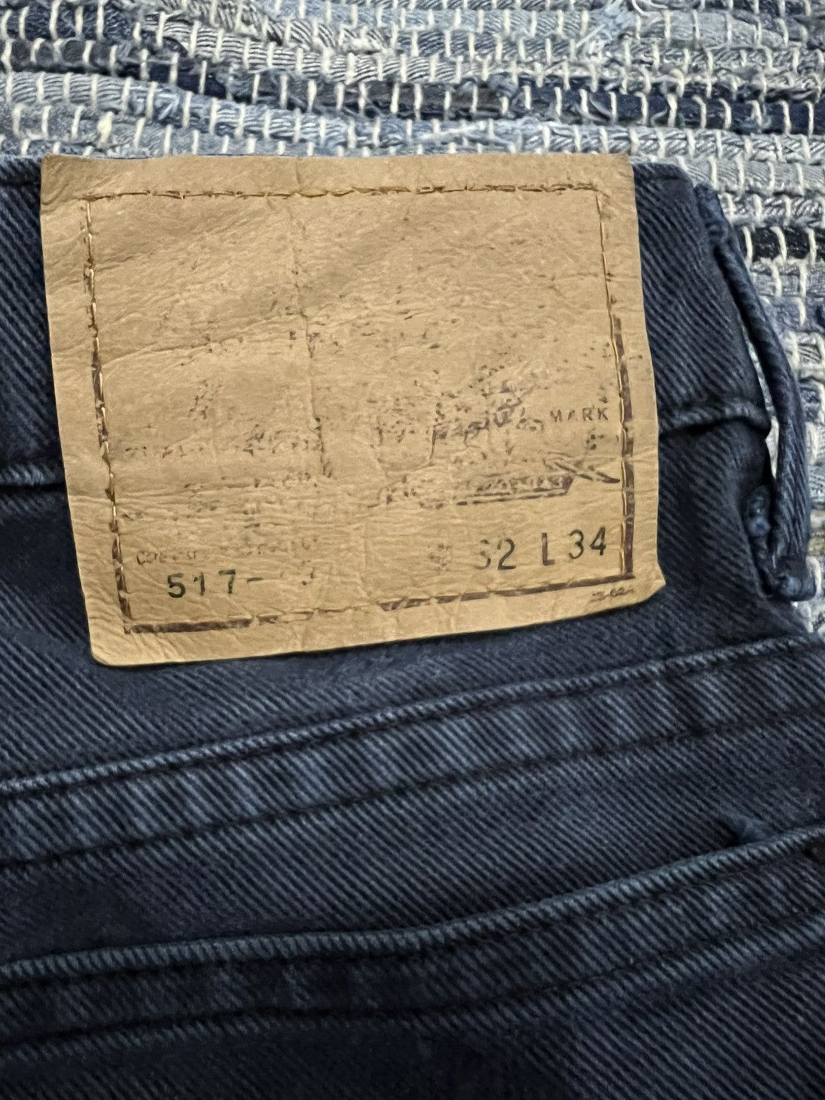 Levi's Vintage Clothing Vintage 1996 Levis 517 White Tab Flare Hem Distressed Jean Size US 32 / EU 48 - 4 Thumbnail