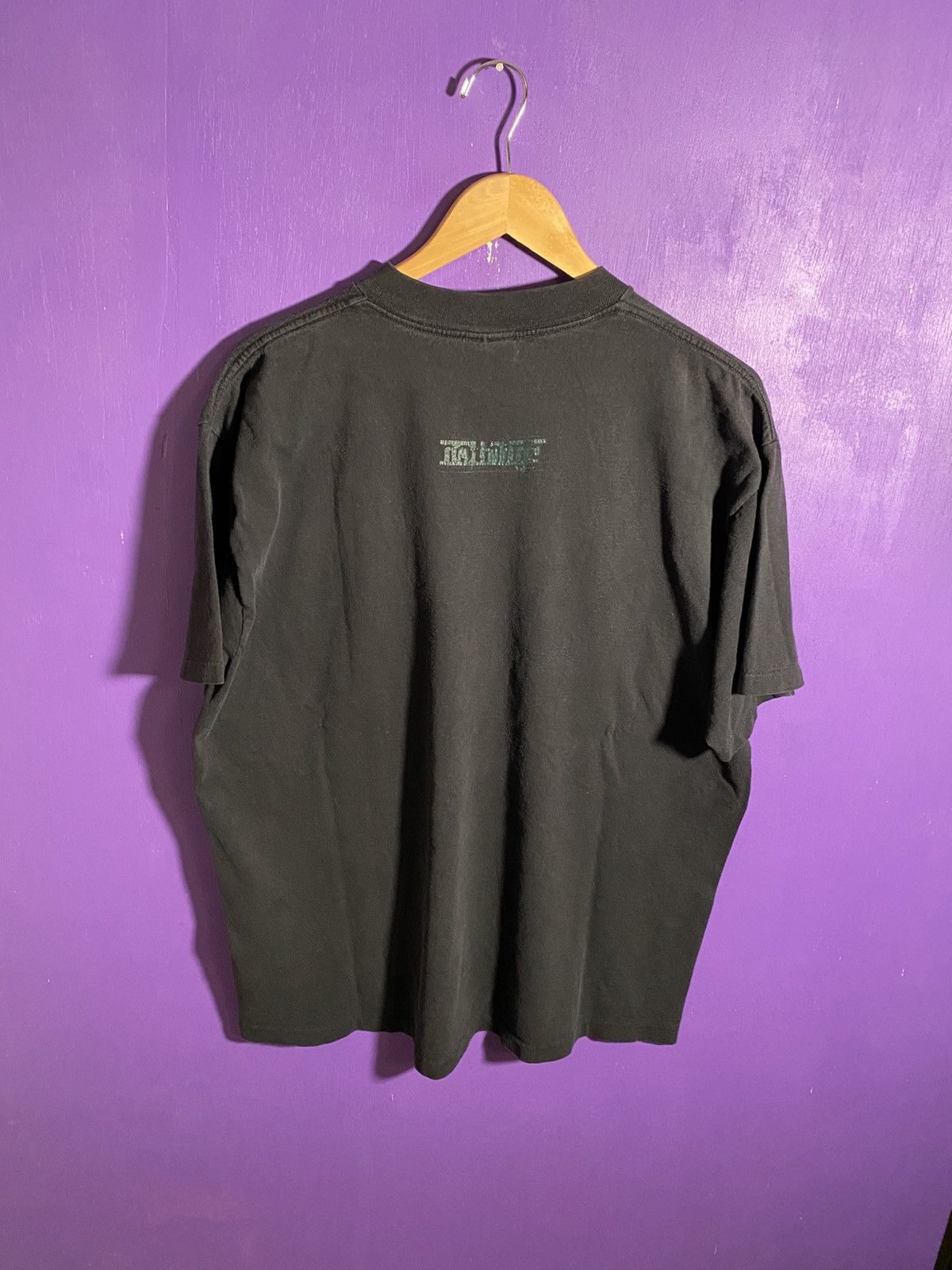 Band Tees × Vintage Vintage 90s Nine inch nails faded green logo tour tee Size US XL / EU 56 / 4 - 2 Thumbnail