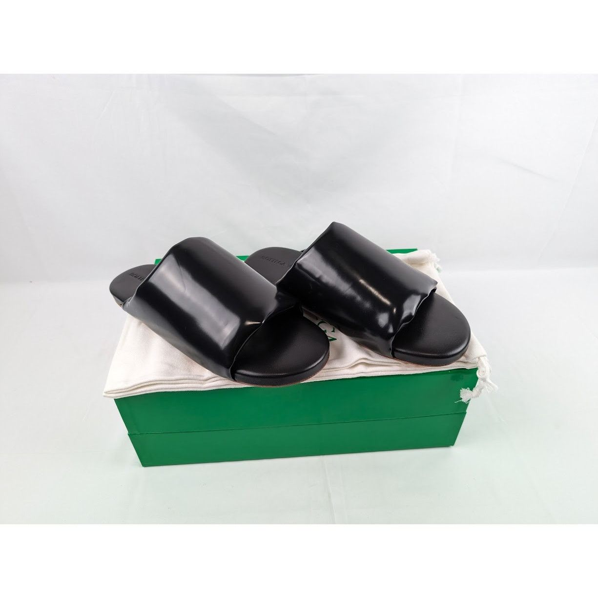 Bottega Veneta o1rshd1 Q:3 / Sandal Leather Latex in Black Size US 11 / EU 44 - 18 Thumbnail
