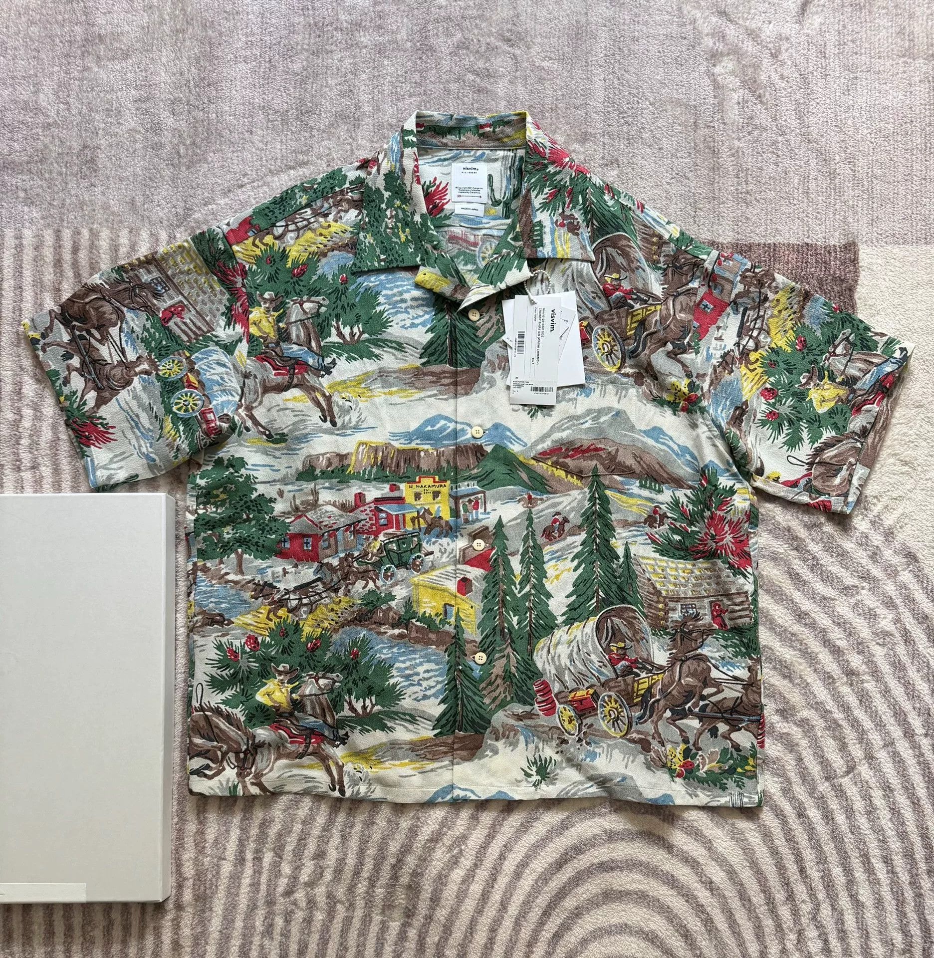 Visvim visvim crosby shirt short sleeve wash Size US M / EU 48-50 / 2 - 1 Thumbnail