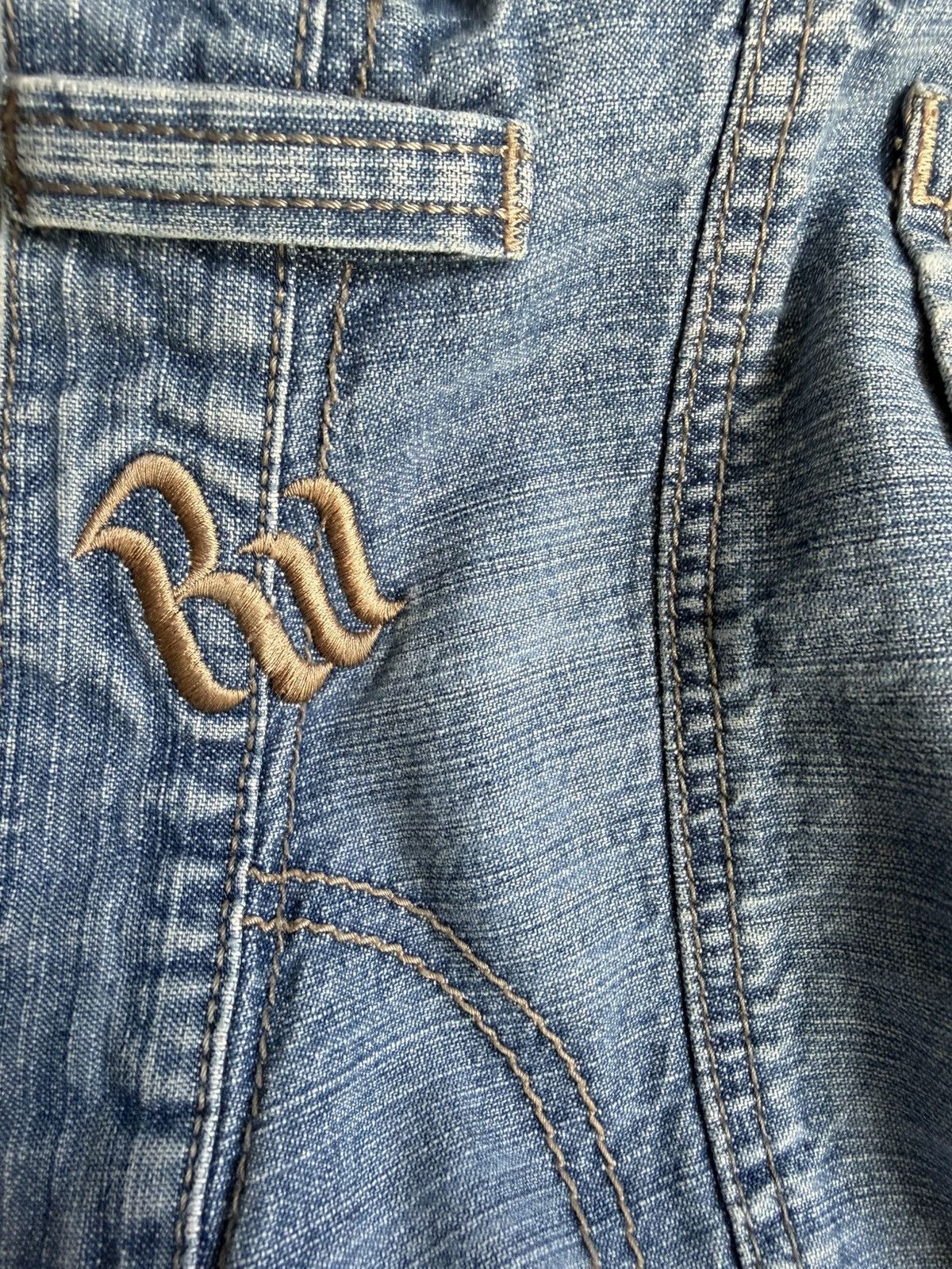 Rocawear Rocawear Jeans 34x34 Y2K Baggy Blue Denim RW Logo Size US 34 / EU 50 - 6 Thumbnail