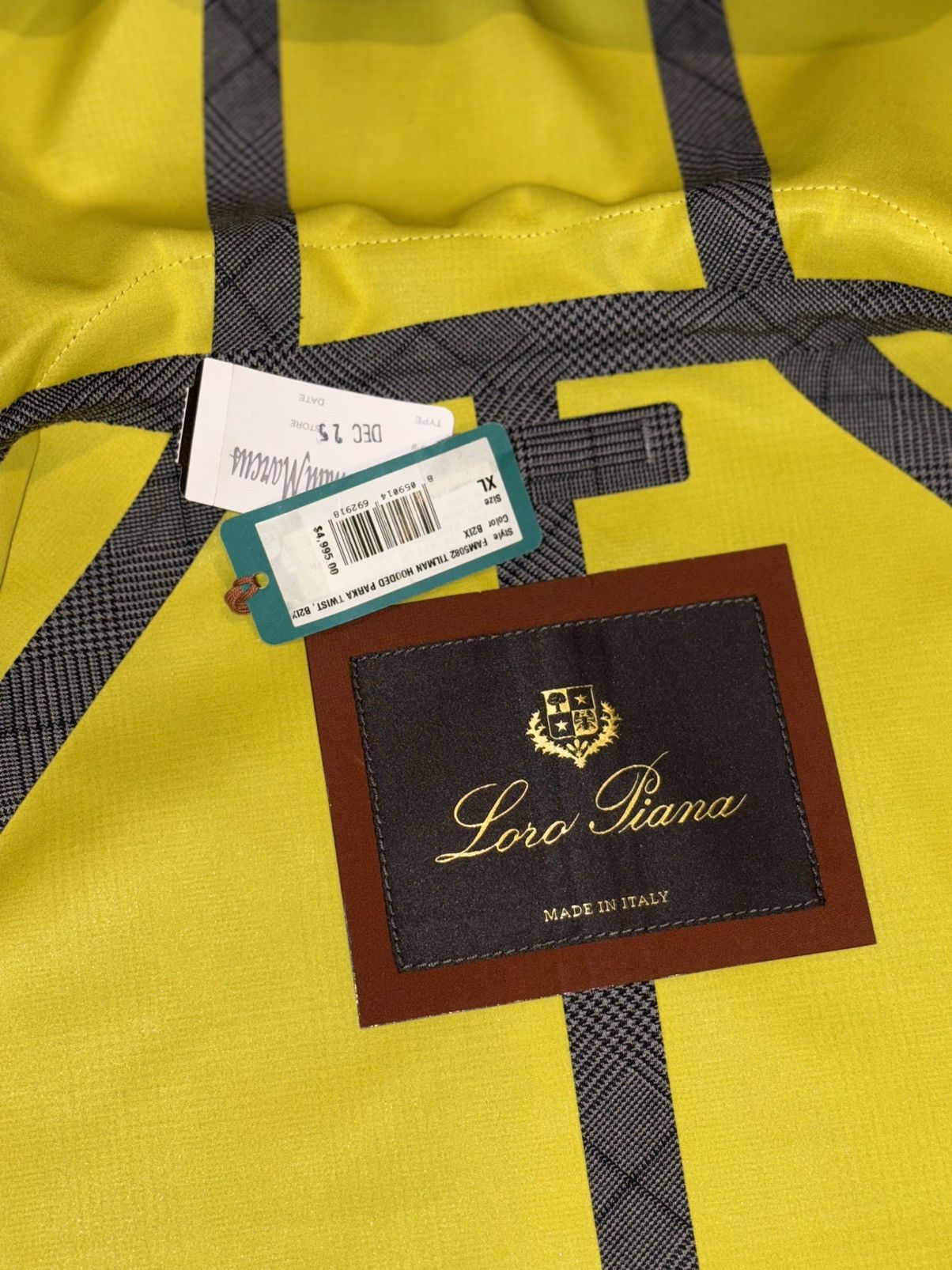 Loro Piana TILMAN HOODED PARKA TWIST Size US XL / EU 56 / 4 - 7 Thumbnail