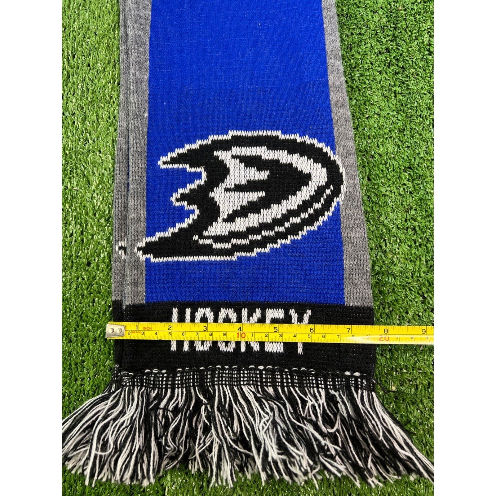 Reebok Reebok Buffalo Sabres/Ducks NHL Hockey Scarf scarve Knit Size 34 - 5 Thumbnail