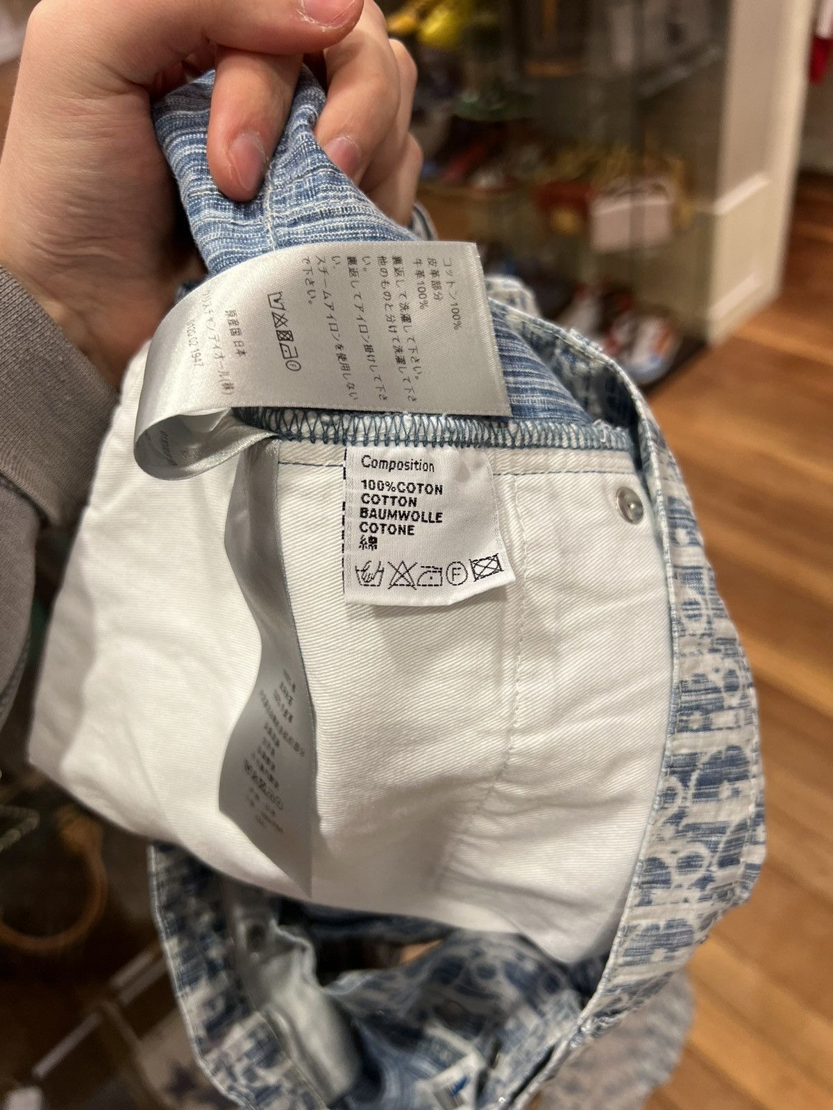 Dior Dior oblique monogram print slim cotton pants Size US 32 / EU 48 - 9 Thumbnail