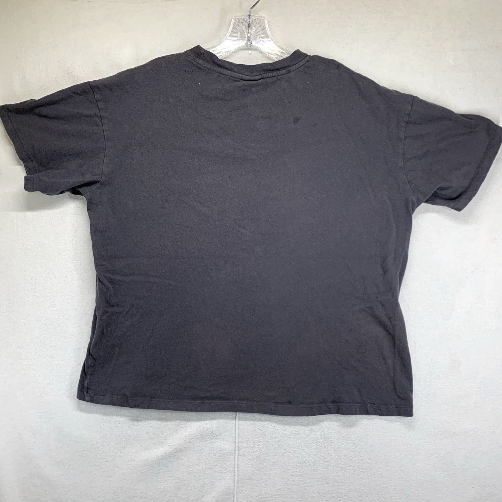 H&M H&M The Rolling Stones Graphic T-Shirt Women’s Medium Faded Gray Crop Big Lips Logo Rock Music Grunge Size M / US 6-8 / IT 42-44 - 3 Thumbnail