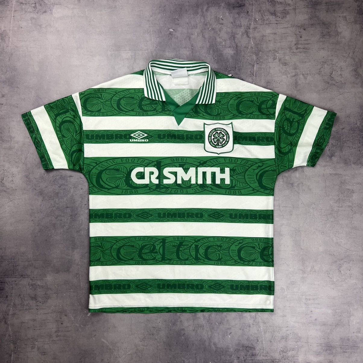 Nike Rare! Celtic 1995/97 Umbro Soccer Jersey Shirt Vintage Size US L / EU 52-54 / 3 - 2 Thumbnail