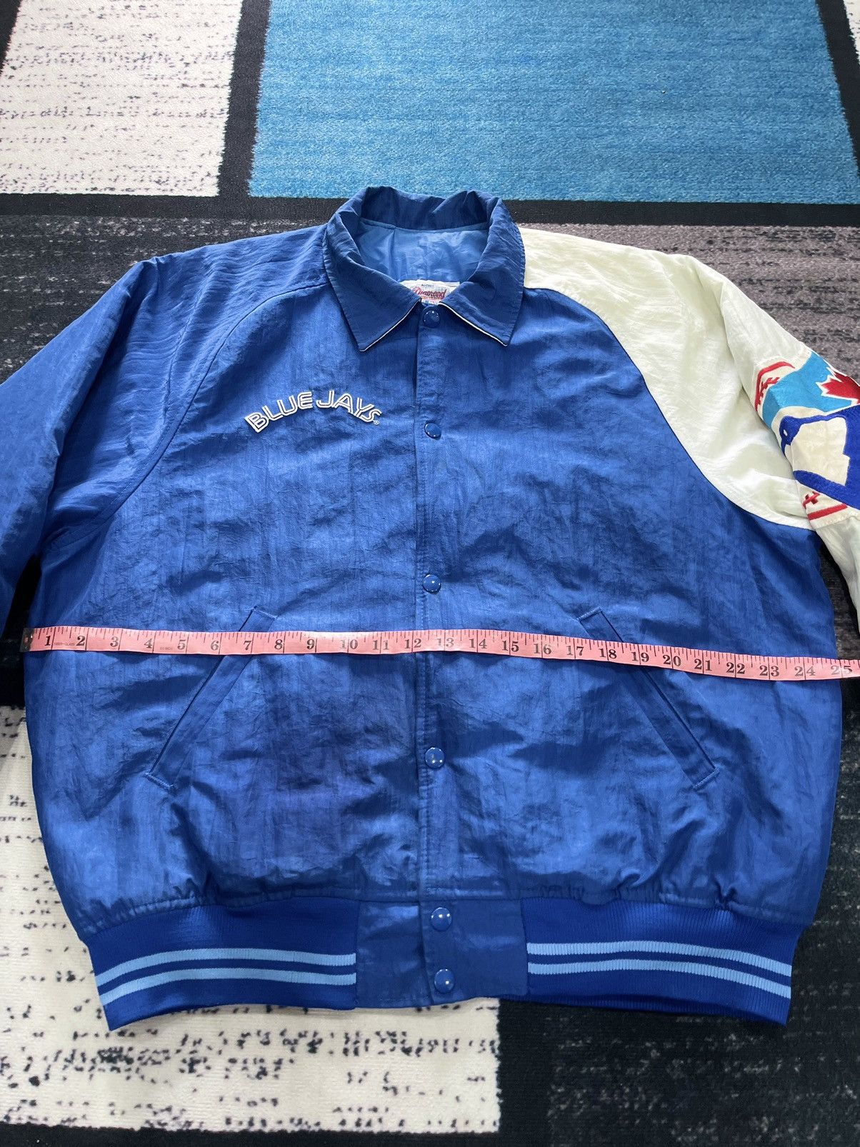 MLB × Vintage VINTAGE TORONTO BLUEJAYS DIAMOND COLLECTION JACKET Size US M / EU 48-50 / 2 - 19 Thumbnail
