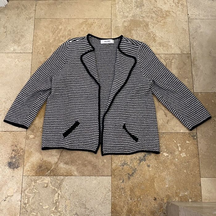 Jones studio outlet open front blazer