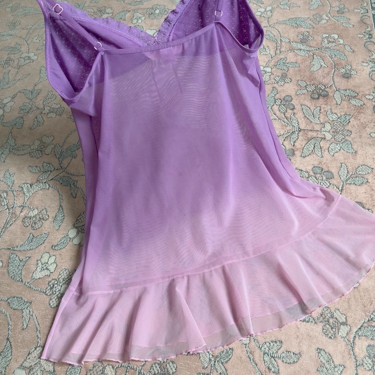 Victoria's Secret Victoria’s Secret Purple Pink Mesh Slip Dress (M–L) Size L / US 10 / IT 46 - 13 Thumbnail