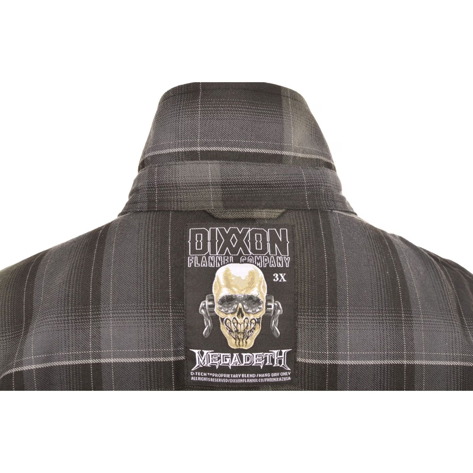 Vintage Dixxon Flannel Megadeth Button Shirt 3XL Black Men Long Sleeve Button-Up Shirt XS-XXL Size US XXL / EU 58 / 5 - 5 Thumbnail