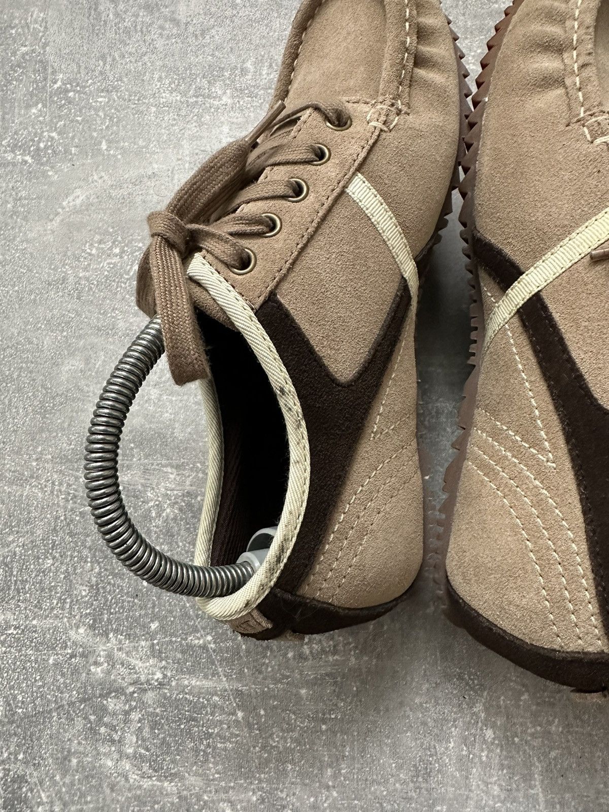 Esprit Vintage Y2K Esprit Beige Suede Leather Low Cut Sneakers Size US 7 / IT 37 - 15 Thumbnail