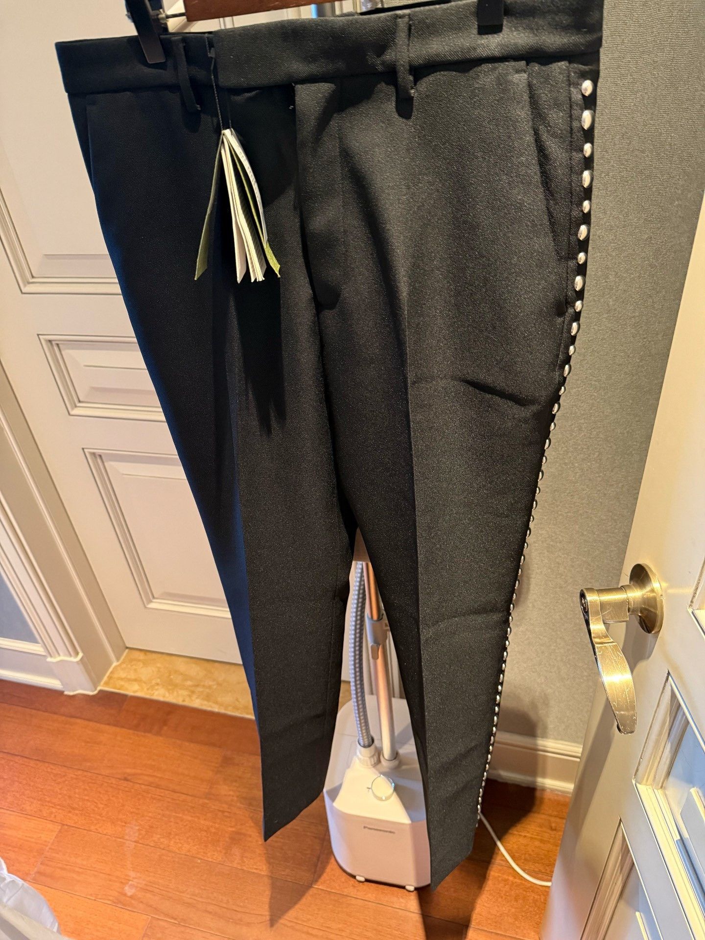 Gucci Gucci Gray Metal Rivet Trousers Size US 32 / EU 48 - 4 Thumbnail