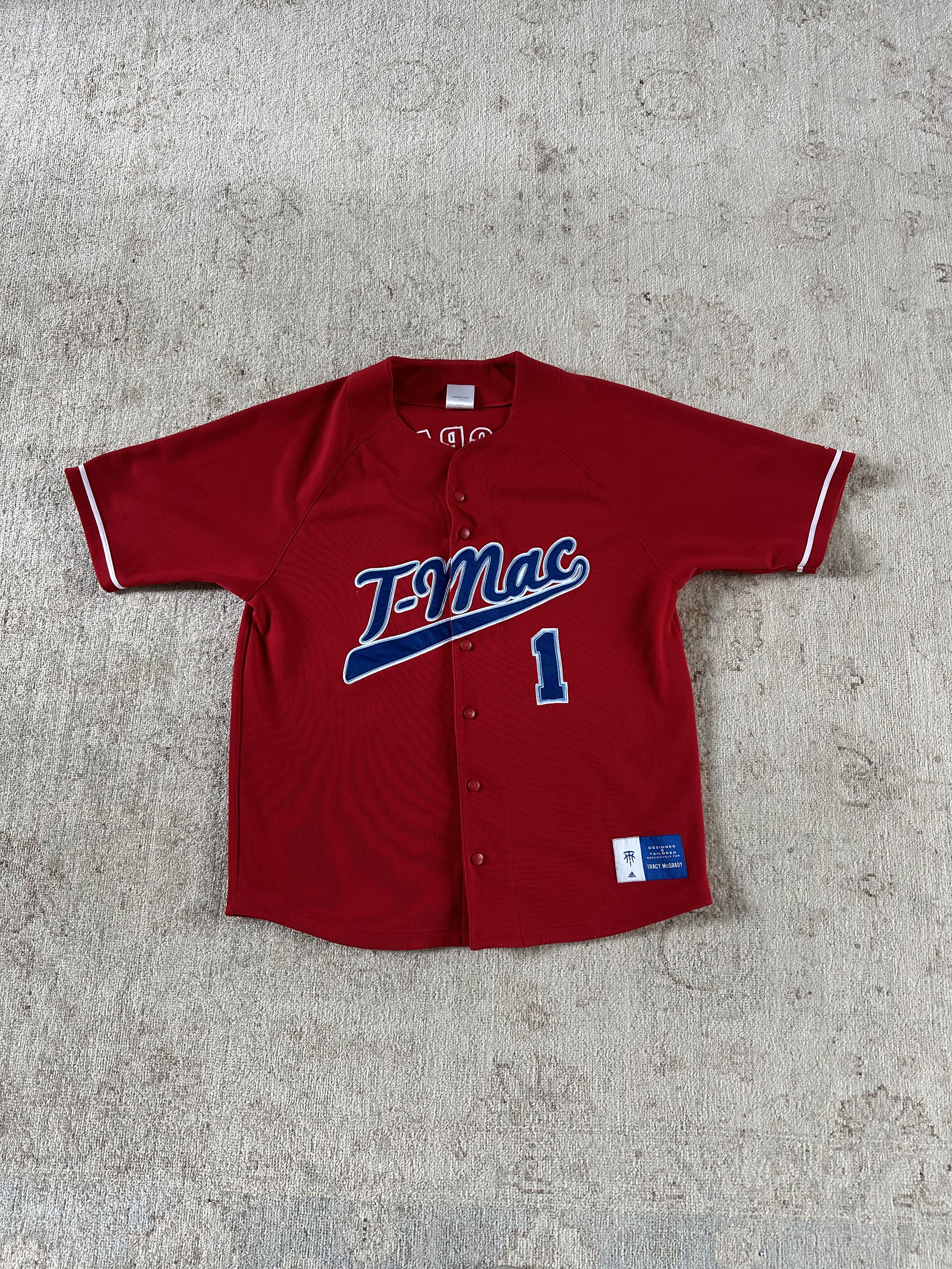 Vintage T-Mac Baseball Jersey – Adidas Custom, Rare AF