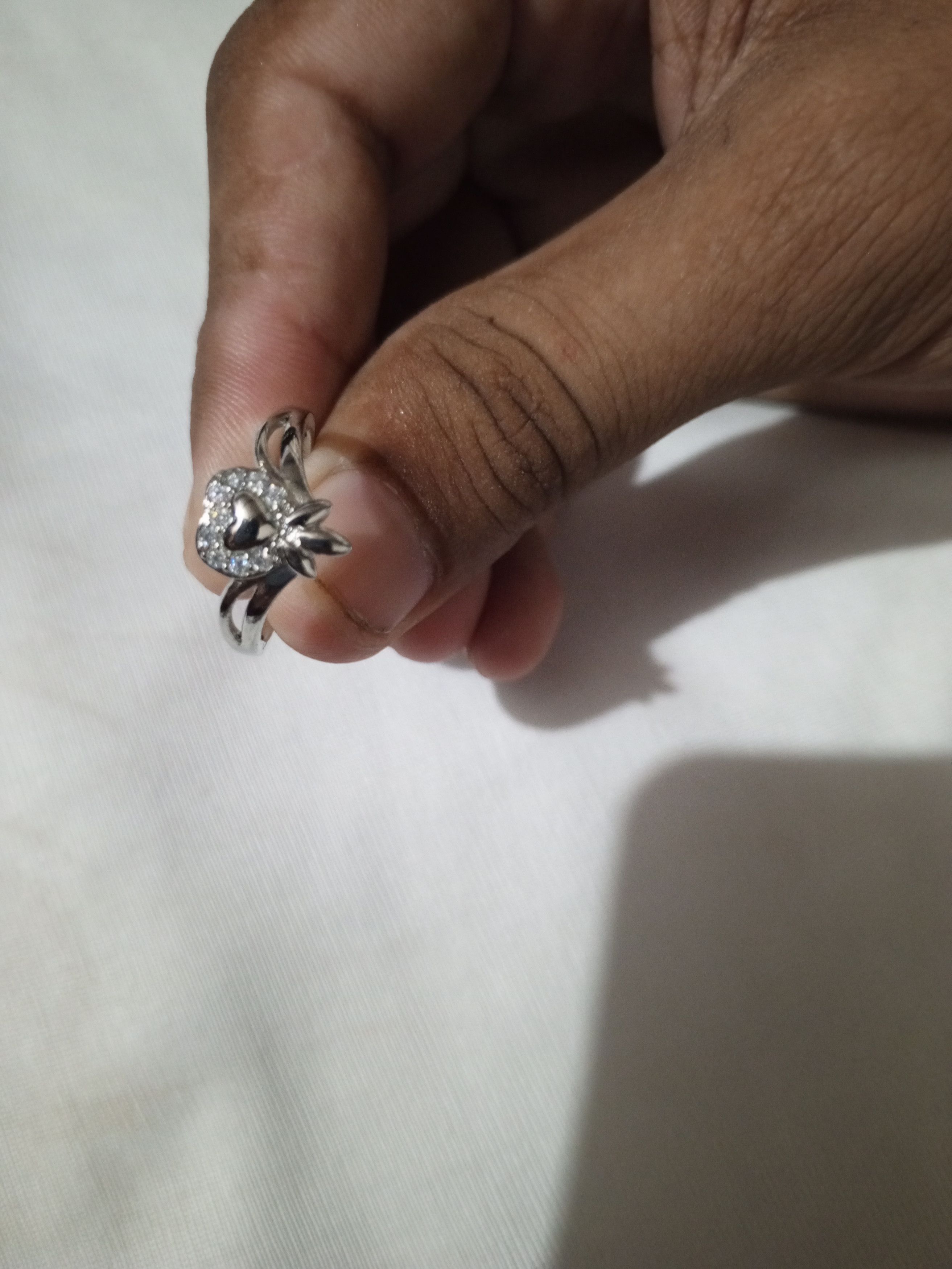 Other Starburst Heart Ring Size ONE SIZE - 2 Thumbnail