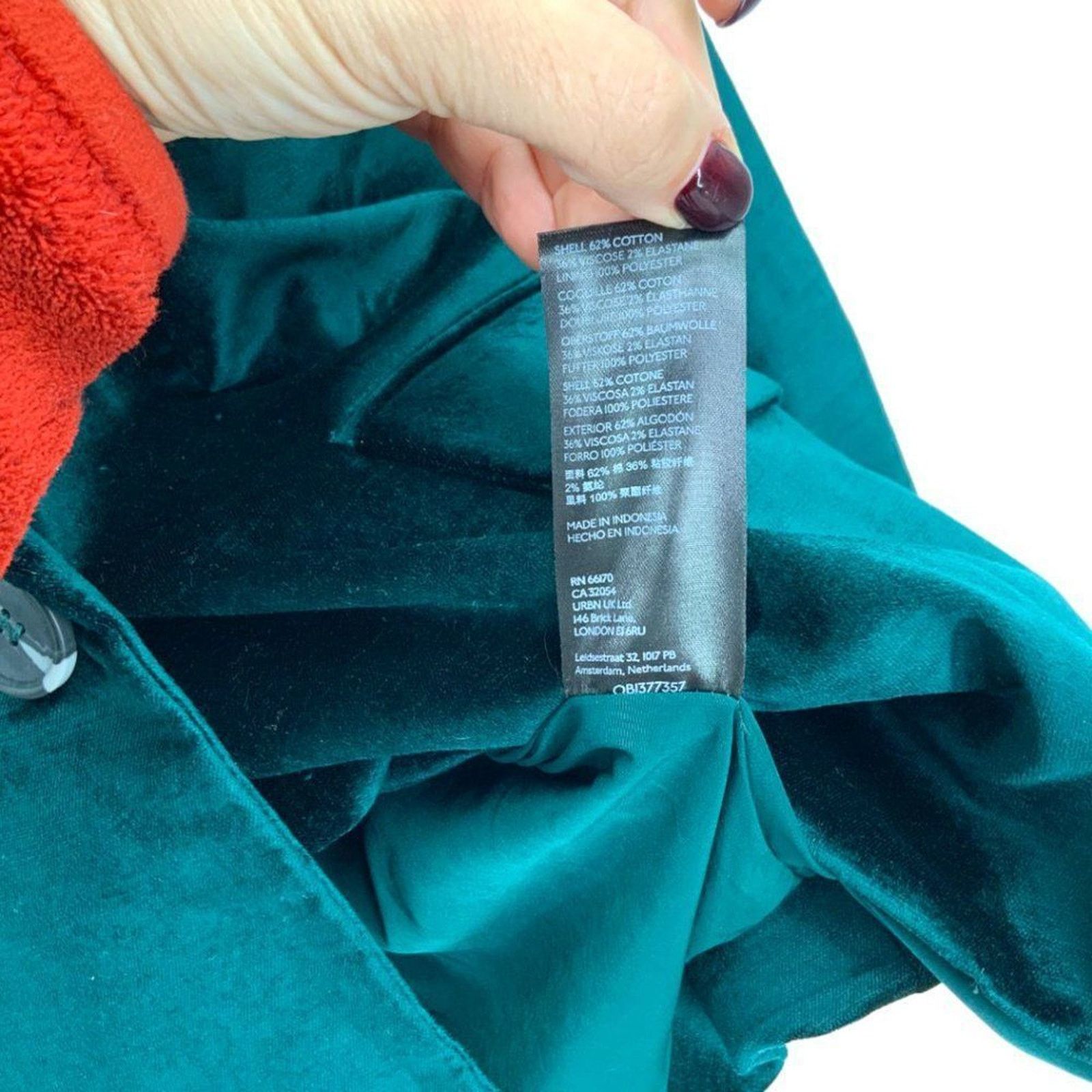 Free People Free People Velvet Ashby Double Breasted Blazer Jade Small Size S / US 4 / IT 40 - 12 Thumbnail