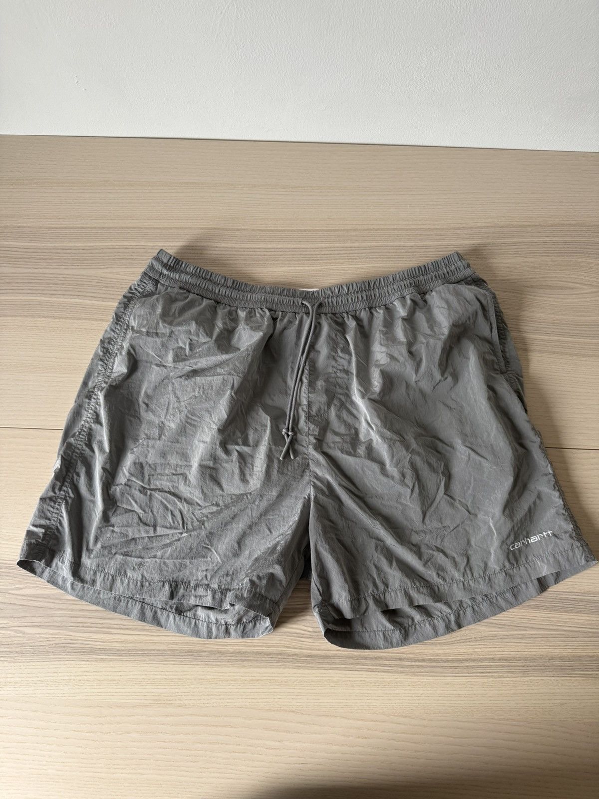 Carhartt Wip Carhartt wip swim shorts silver sonic Size US 38 / EU 54 - 2 Thumbnail