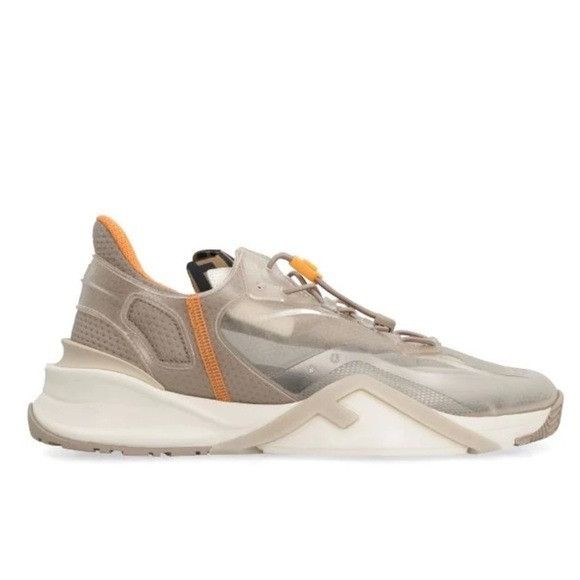 Fendi Fendi Flow Runner Low-Top Sneakers Orange Tan Men’s Size UK Size US 8 / EU 41 - 1 Thumbnail