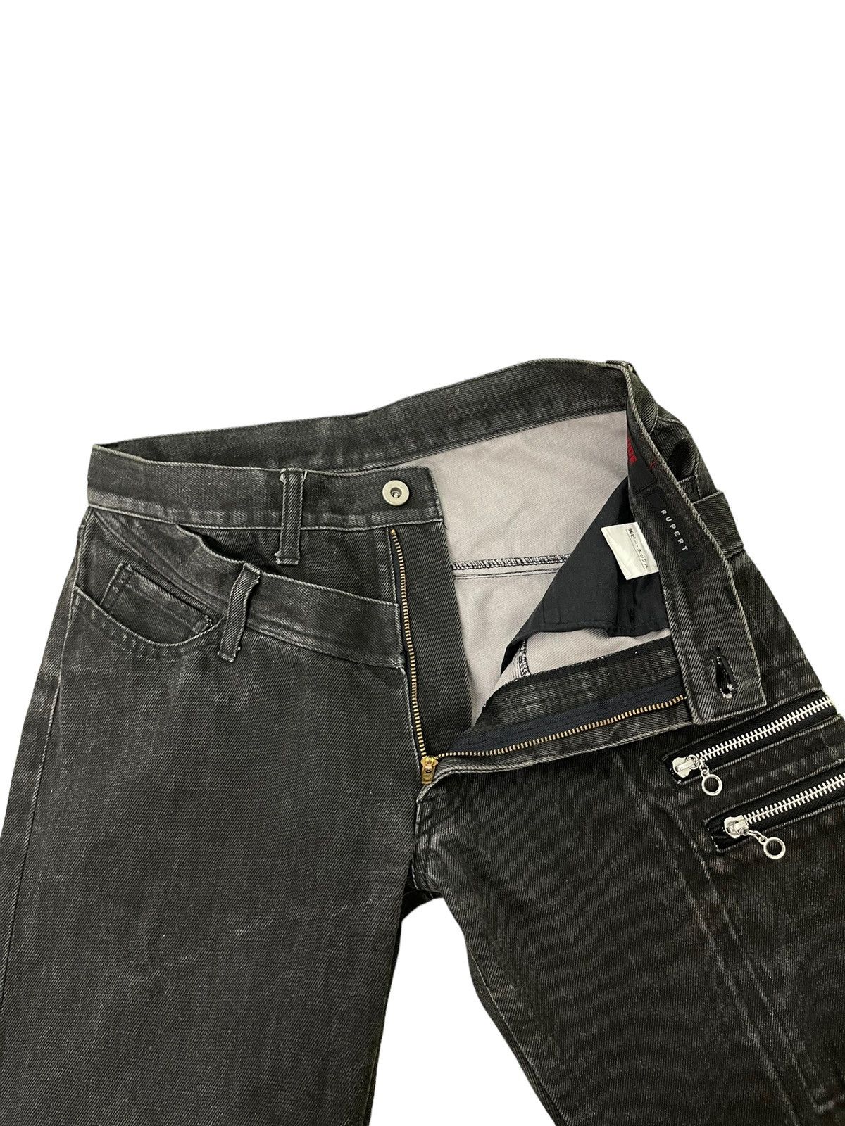 Japanese Brand Double Waist Jeans Edge Rupert Japan Denim Straight 6🟦9 Size US 30 / EU 46 - 10 Thumbnail
