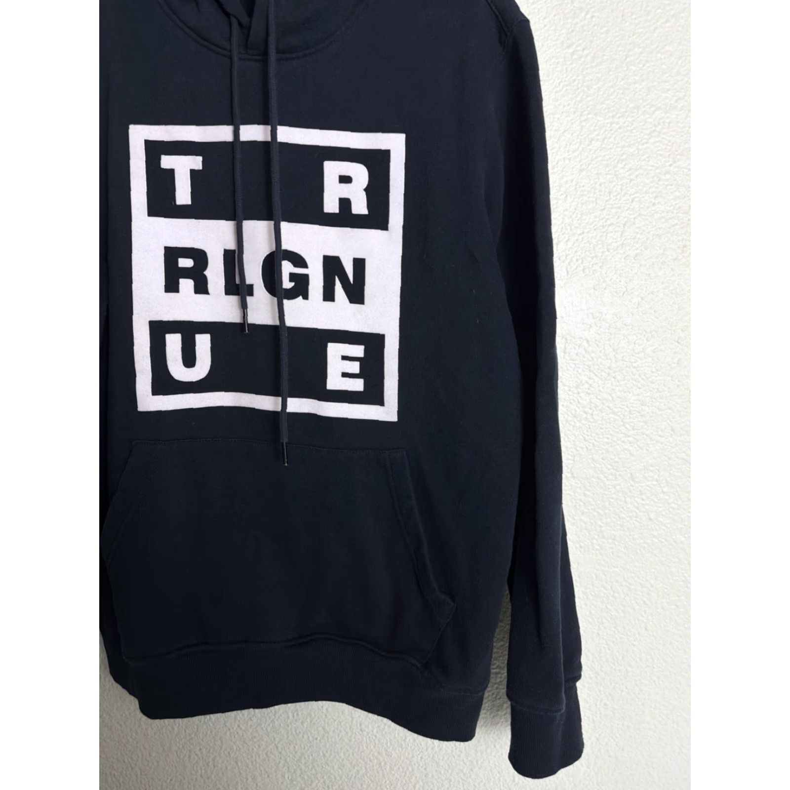 True Religion True Religion Hoodie Mens M Black Pullover Spellout Logo Box Size US M / EU 48-50 / 2 - 4 Thumbnail