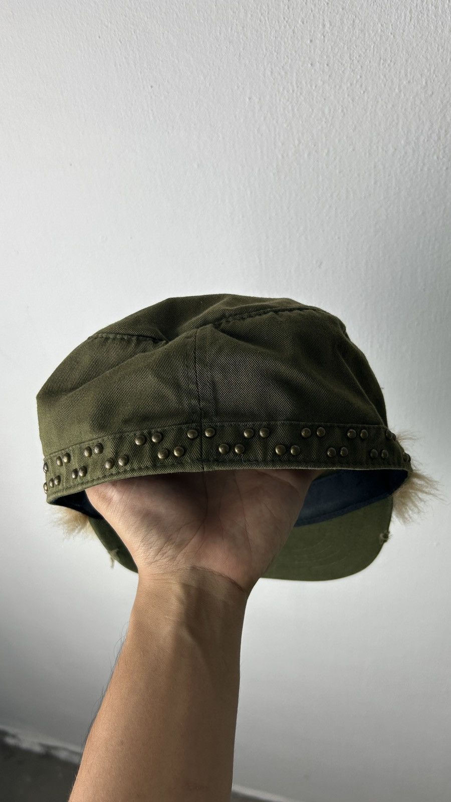 Japanese Brand × Vintage Kento - Army Faux Hair Cap Size ONE SIZE - 8 Thumbnail