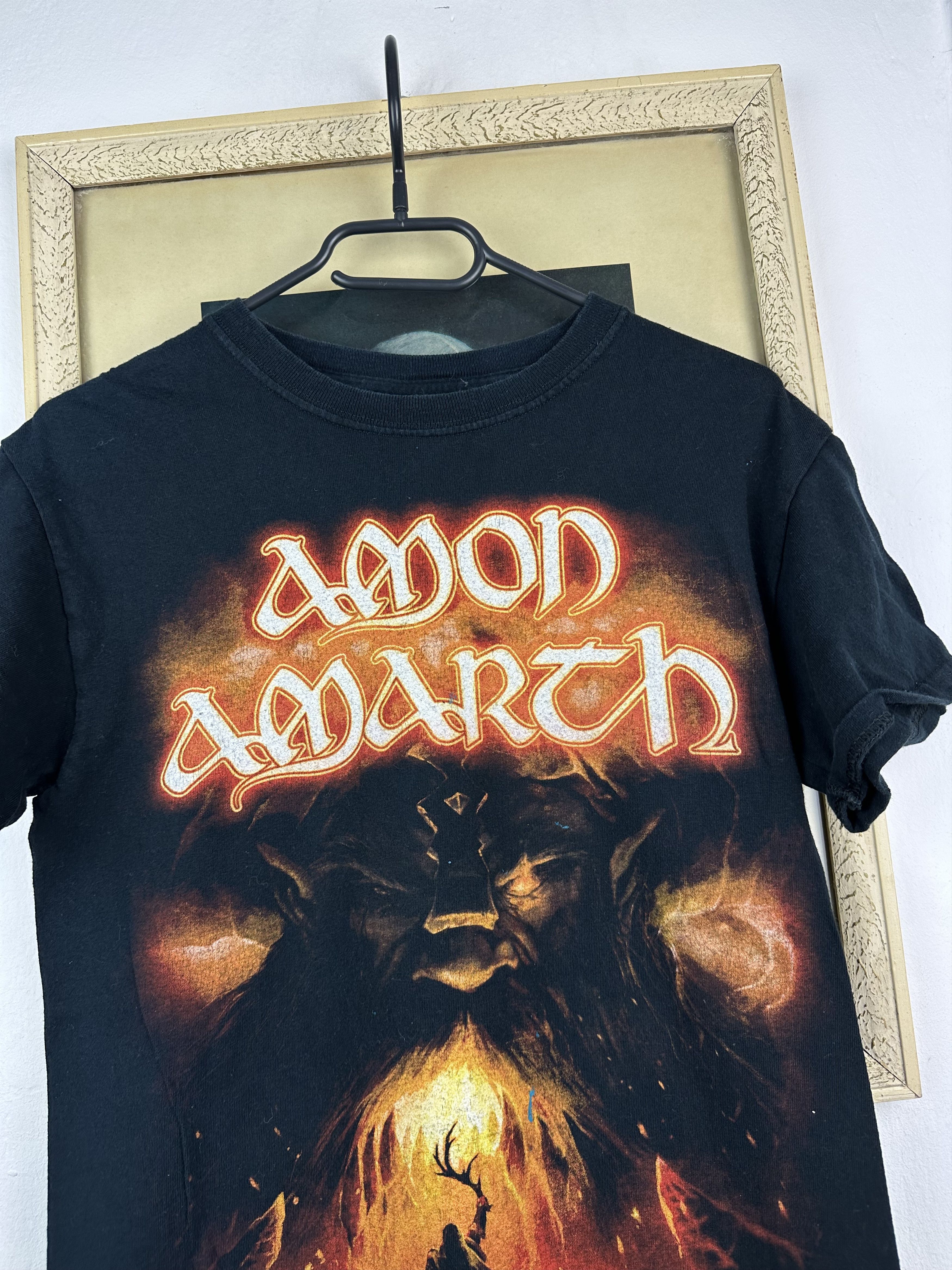 Band Tees × Vintage Vintage amon amarth Band Tee Shirt Jersey Rare Size US S / EU 44-46 / 1 - 2 Thumbnail