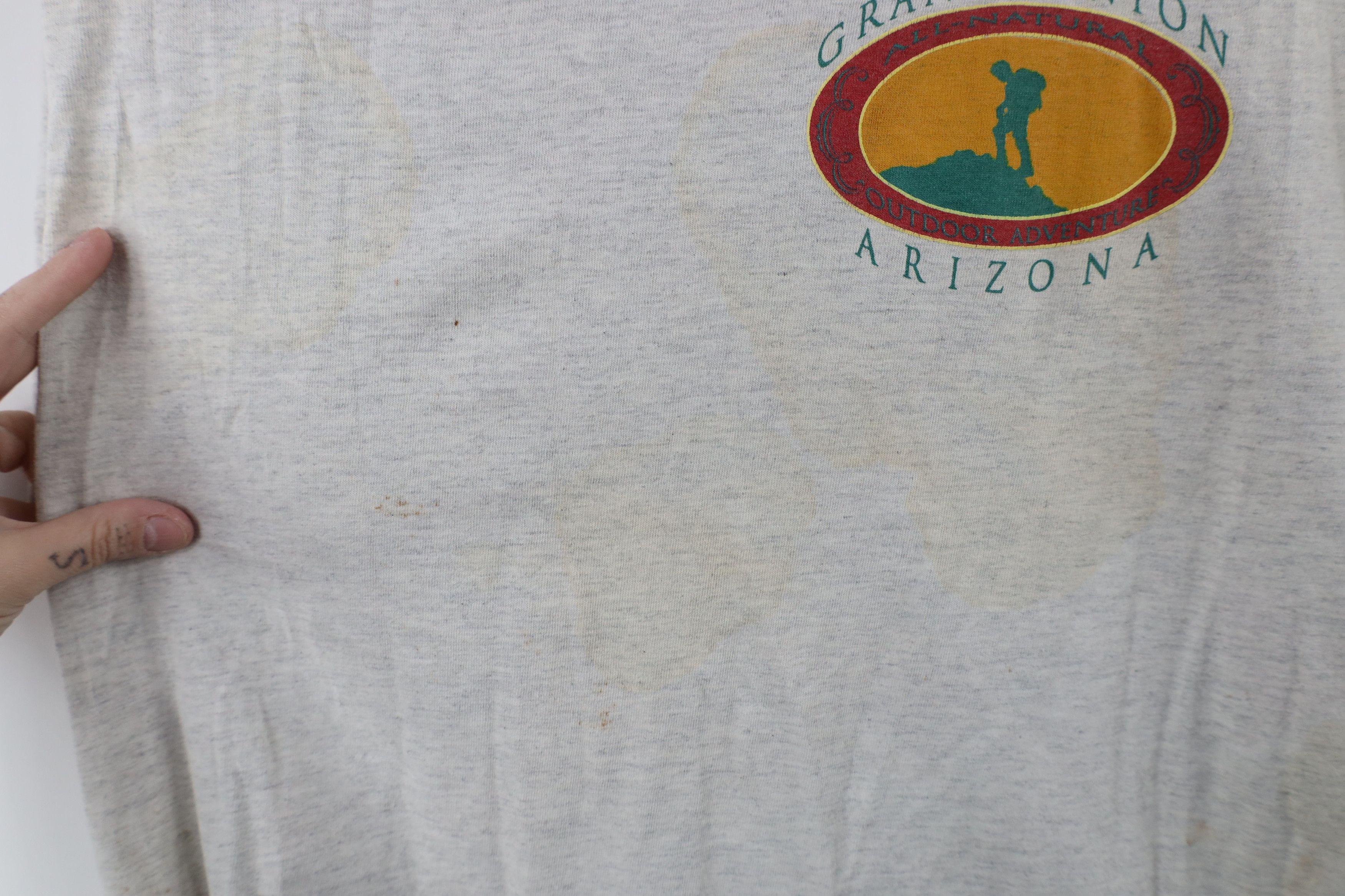 Vintage Vintage 90s Streetwear I Hiked The Grand Canyon T-Shirt Gray Size US XL / EU 56 / 4 - 5 Thumbnail