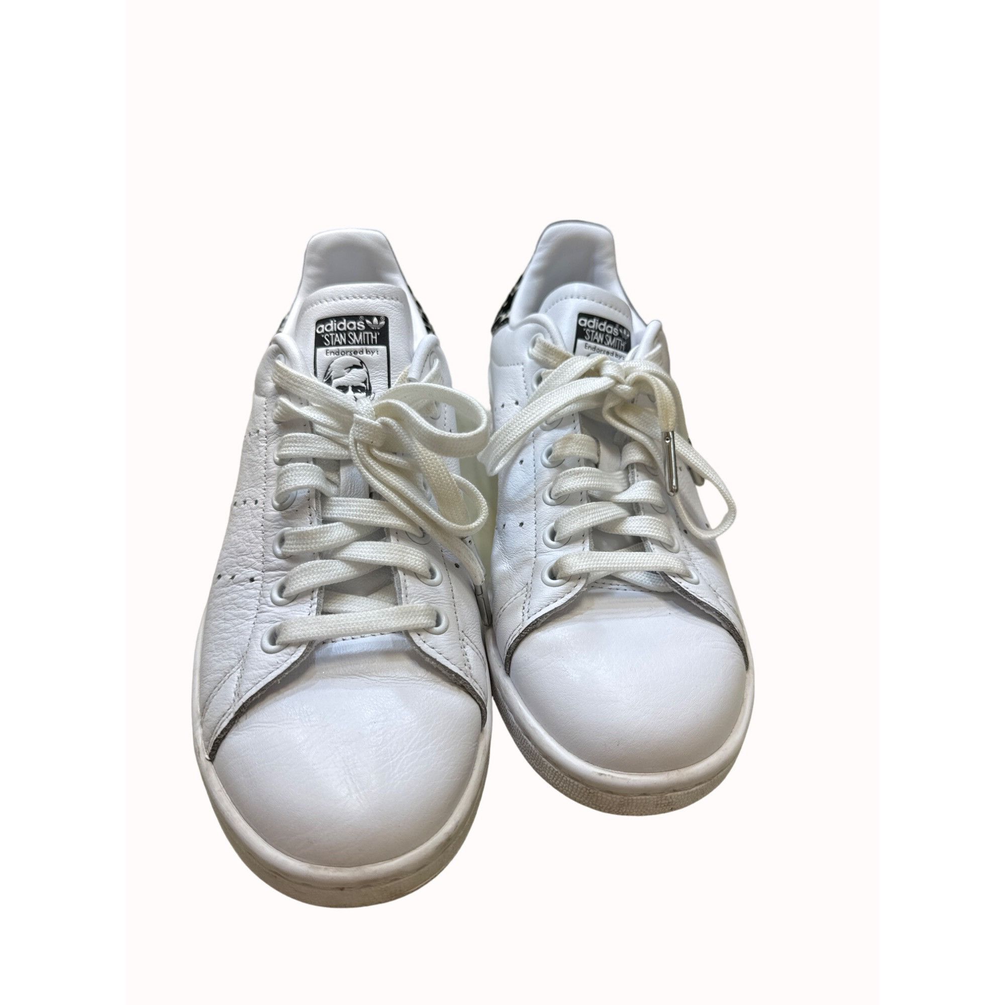 Adidas Adidas Stan Smith Leopard print women’s white shoe sneakers Size US 6.5 / IT 36.5 - 1 Thumbnail