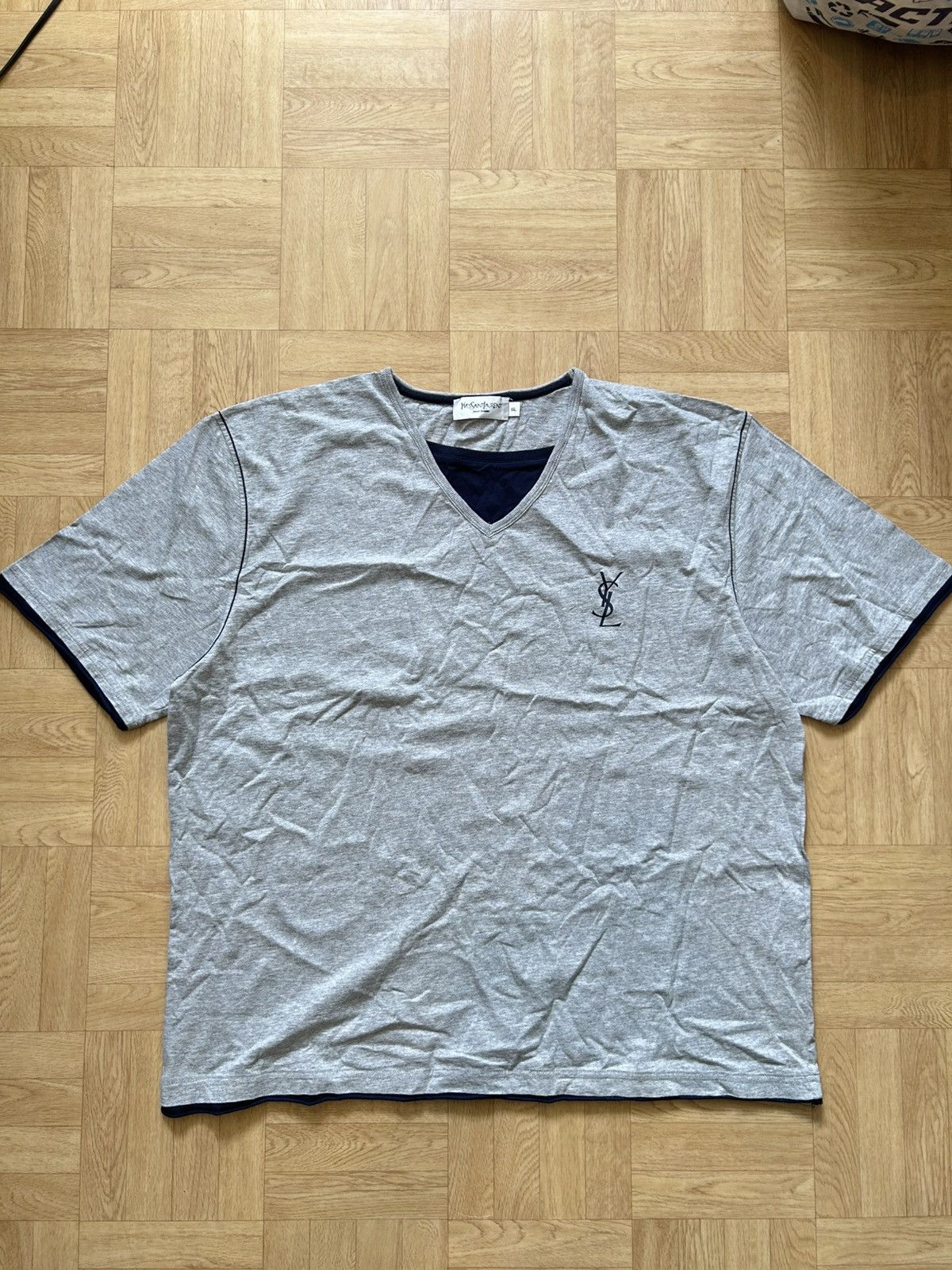 Yves Saint Laurent YSL YVES SAINT LAURENT VINTAGE SHORT SLEEVE T-SHIRT SIZE XXL Size US XXL / EU 58 / 5 - 2 Thumbnail