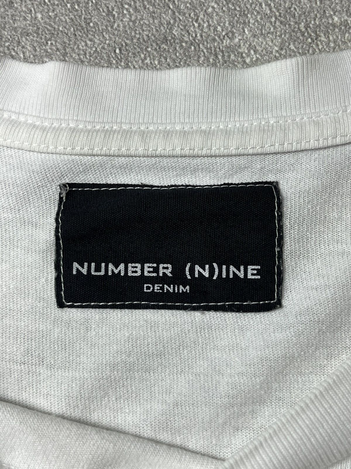 Number (N)ine Number (N)ine Spell Out musical Logo Back hit Size US M / EU 48-50 / 2 - 5 Thumbnail