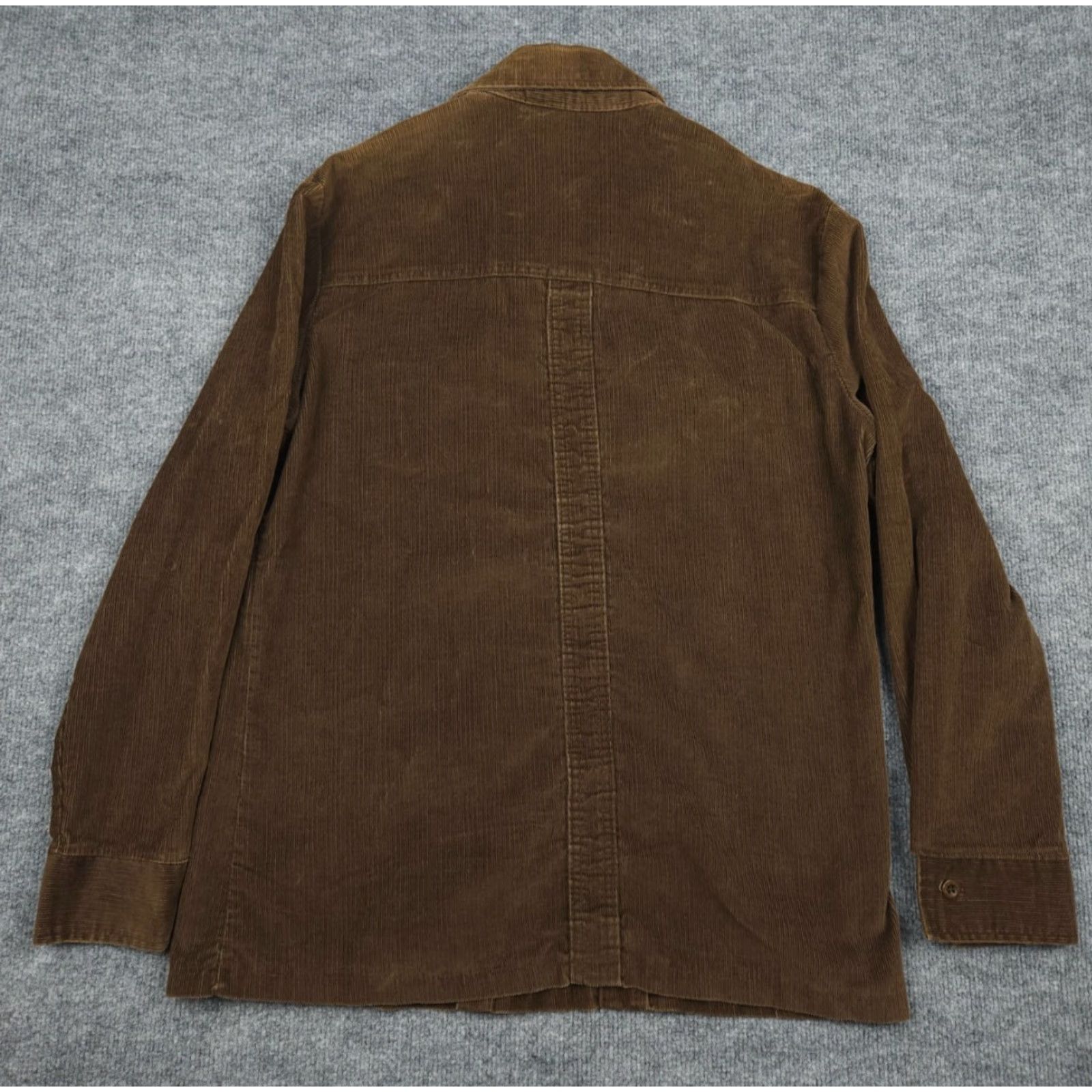 Vintage VINTAGE JC Penney Corduroy Shirt Men's L Brown Button-Up Pockets Thick Size US L / EU 52-54 / 3 - 4 Thumbnail